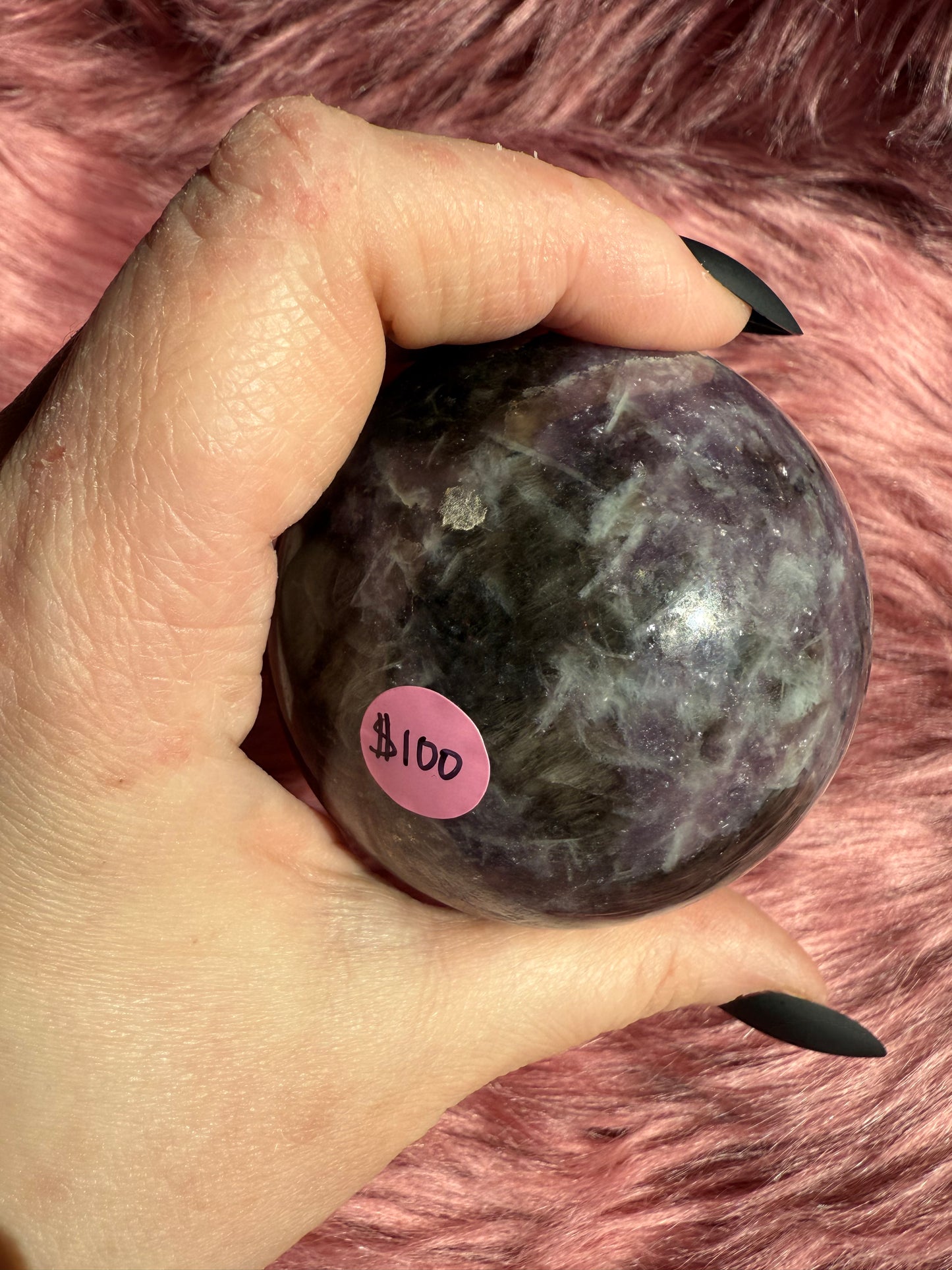Stunning High Quality Unicorn Stone Large Sphere