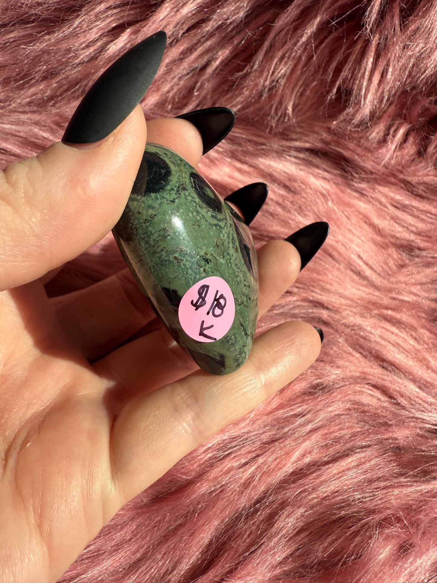 Stunning Kambaba Jasper Medium Size Heart Carving - K