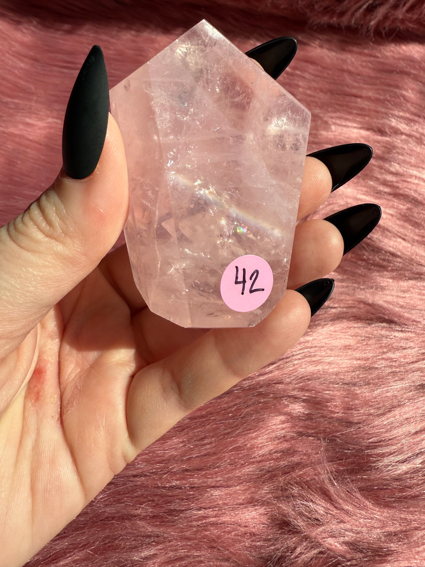 Stunning High Quality Rose Quartz Gusher Freeform