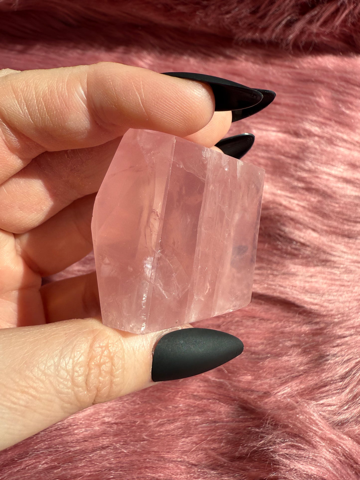 Stunning High Quality Rose Quartz Gusher Freeform