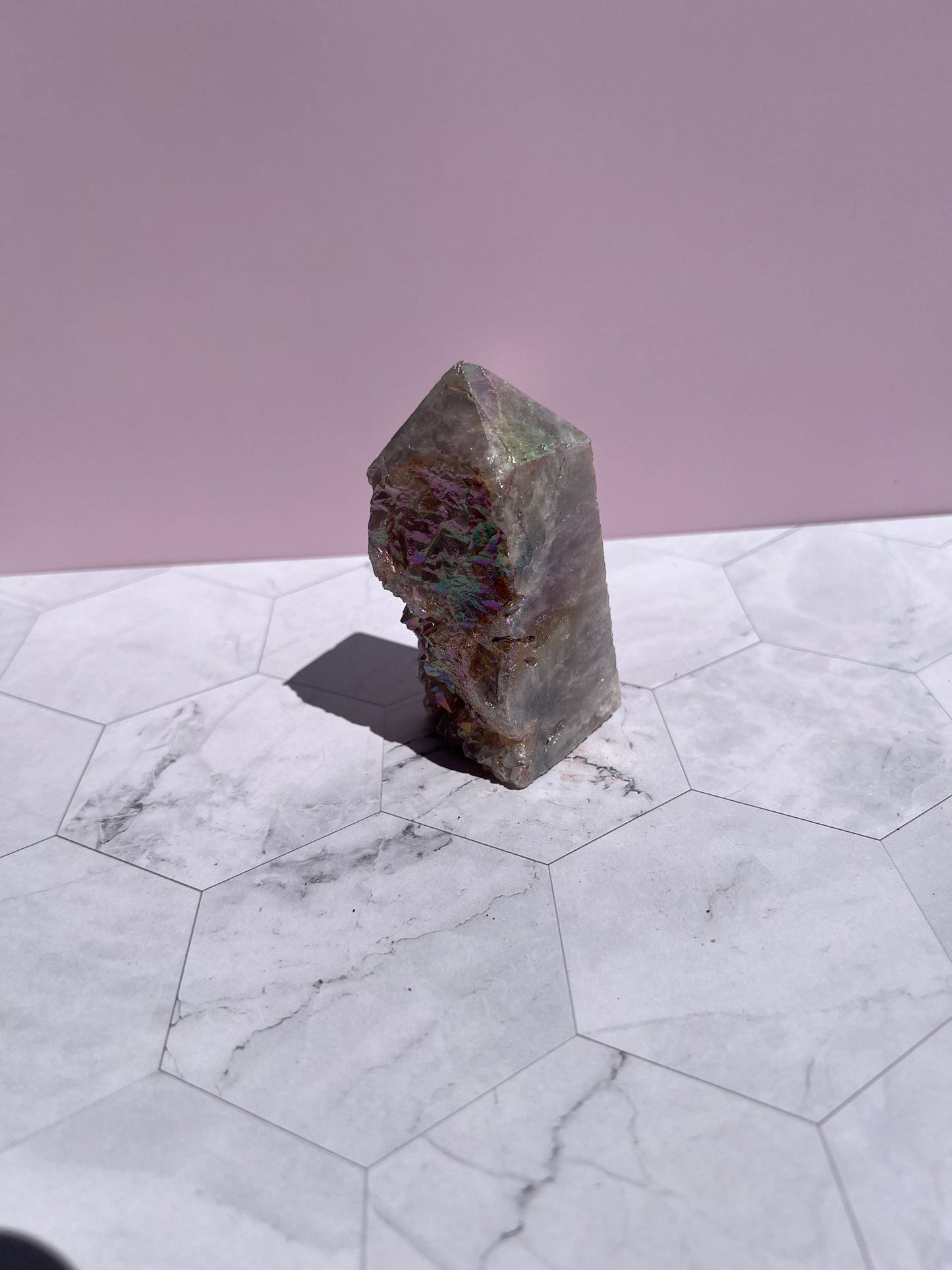 Stunning Aura Quartz Specimen - F