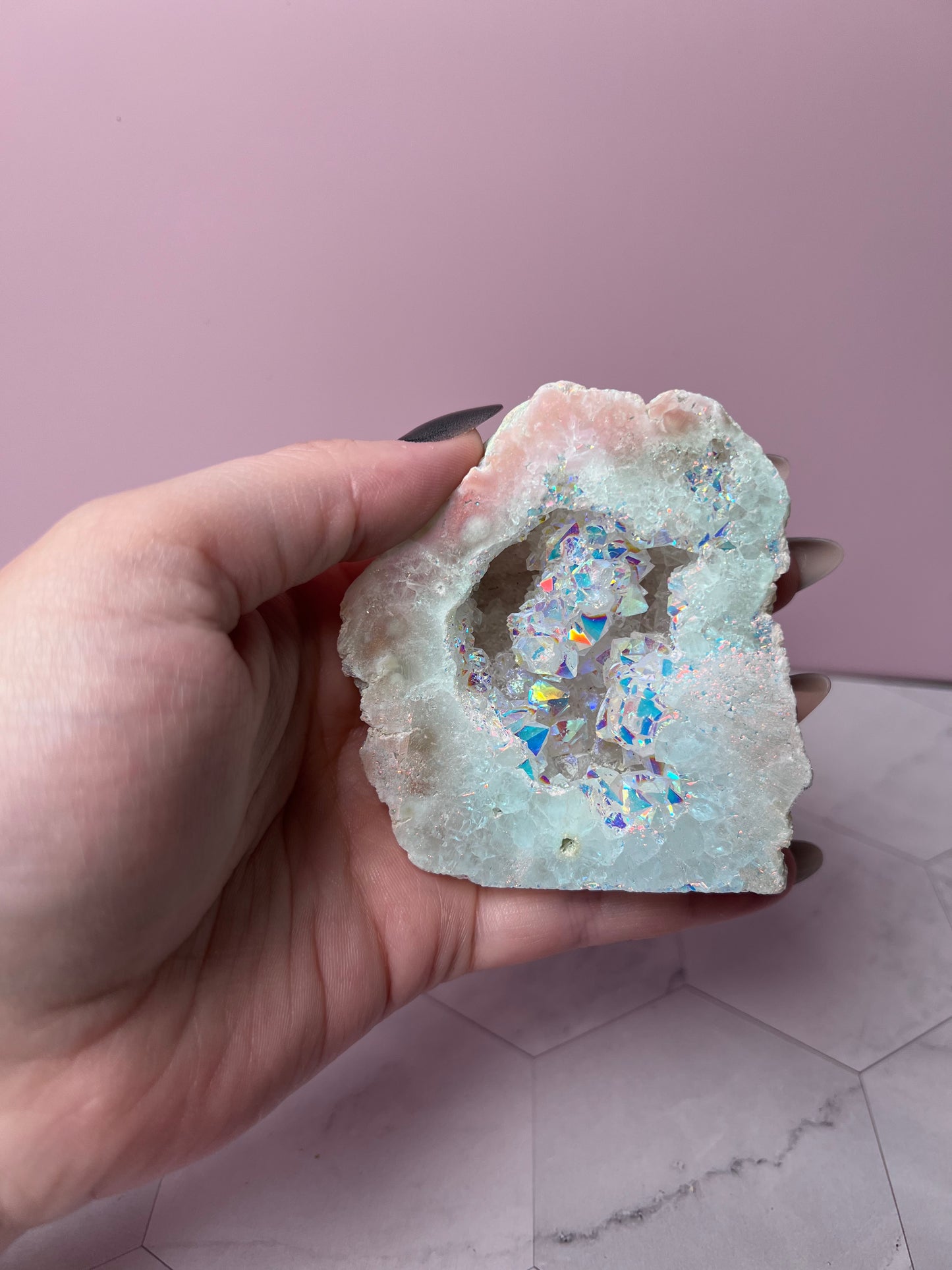 Stunning Aura Geode Specimen - C