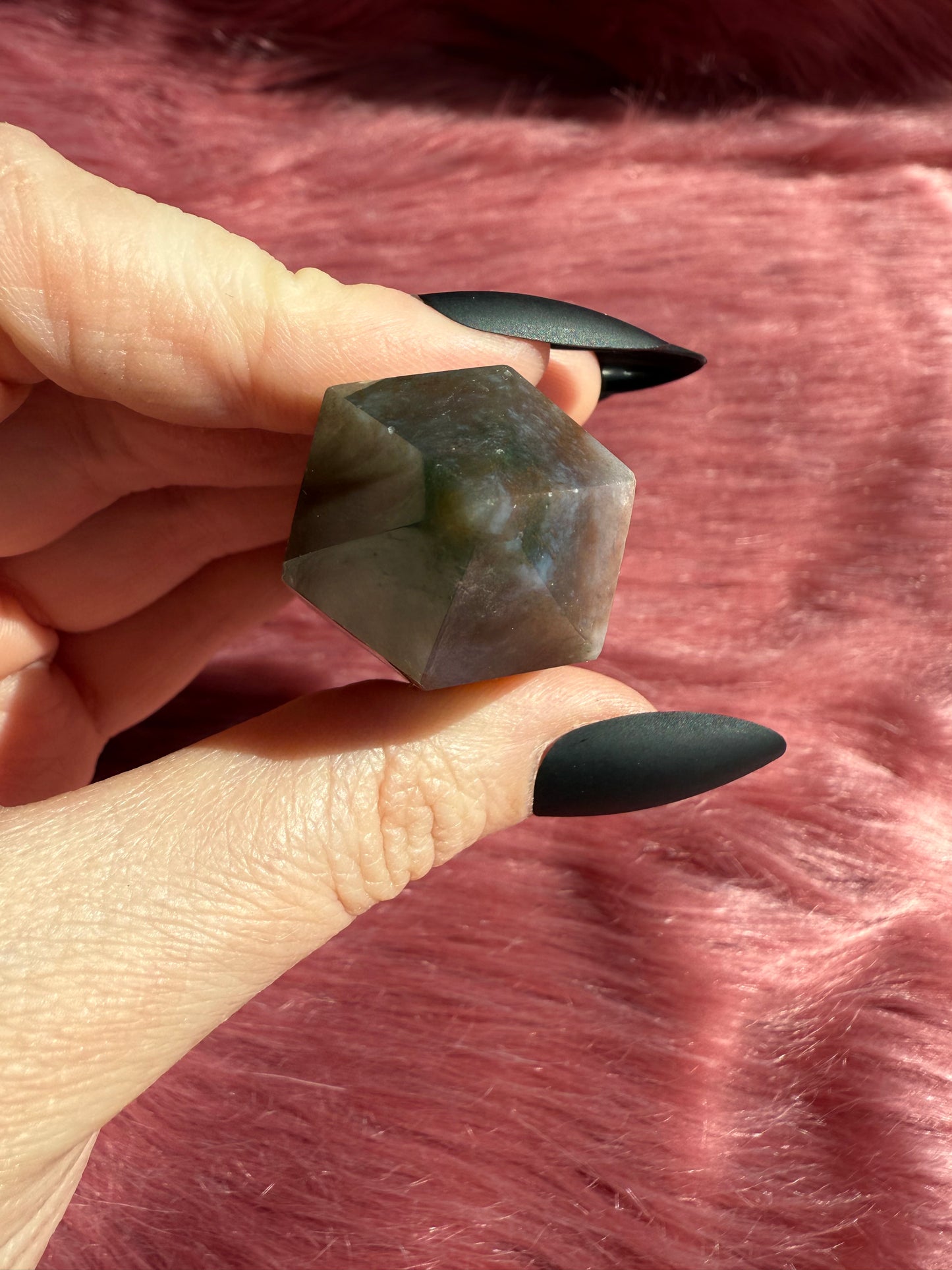 Stunning High Quality Sea Jasper Double Terminated Point - D