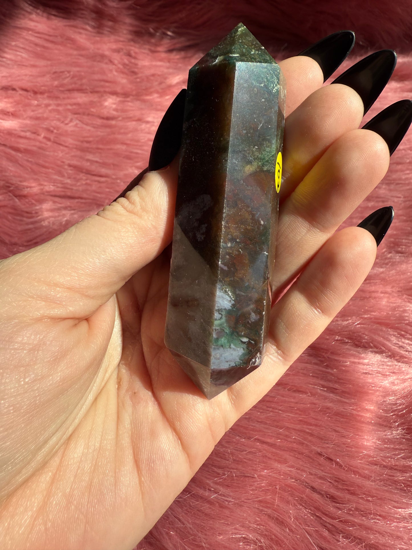 Stunning High Quality Sea Jasper Double Terminated Point - I