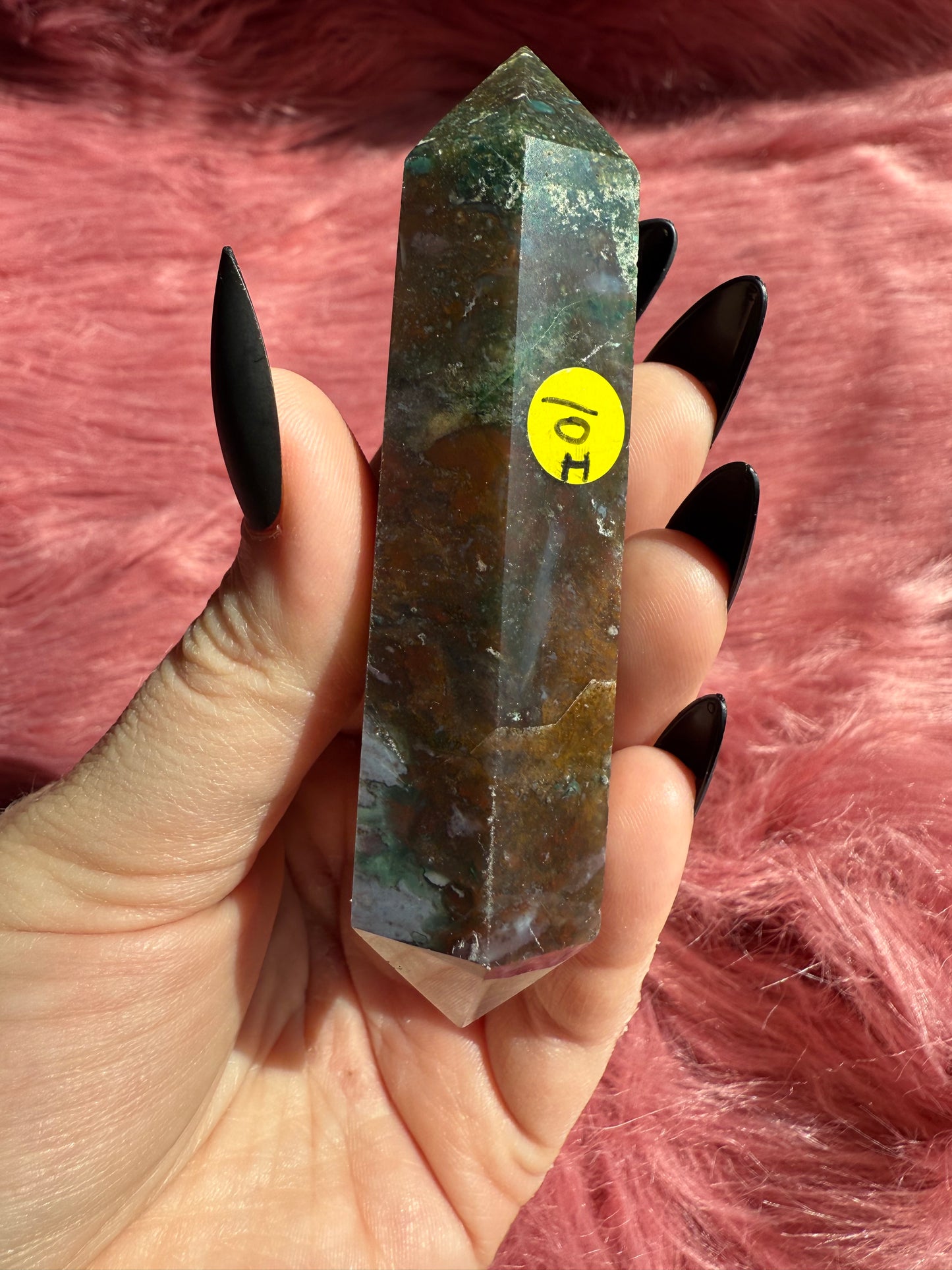 Stunning High Quality Sea Jasper Double Terminated Point - I
