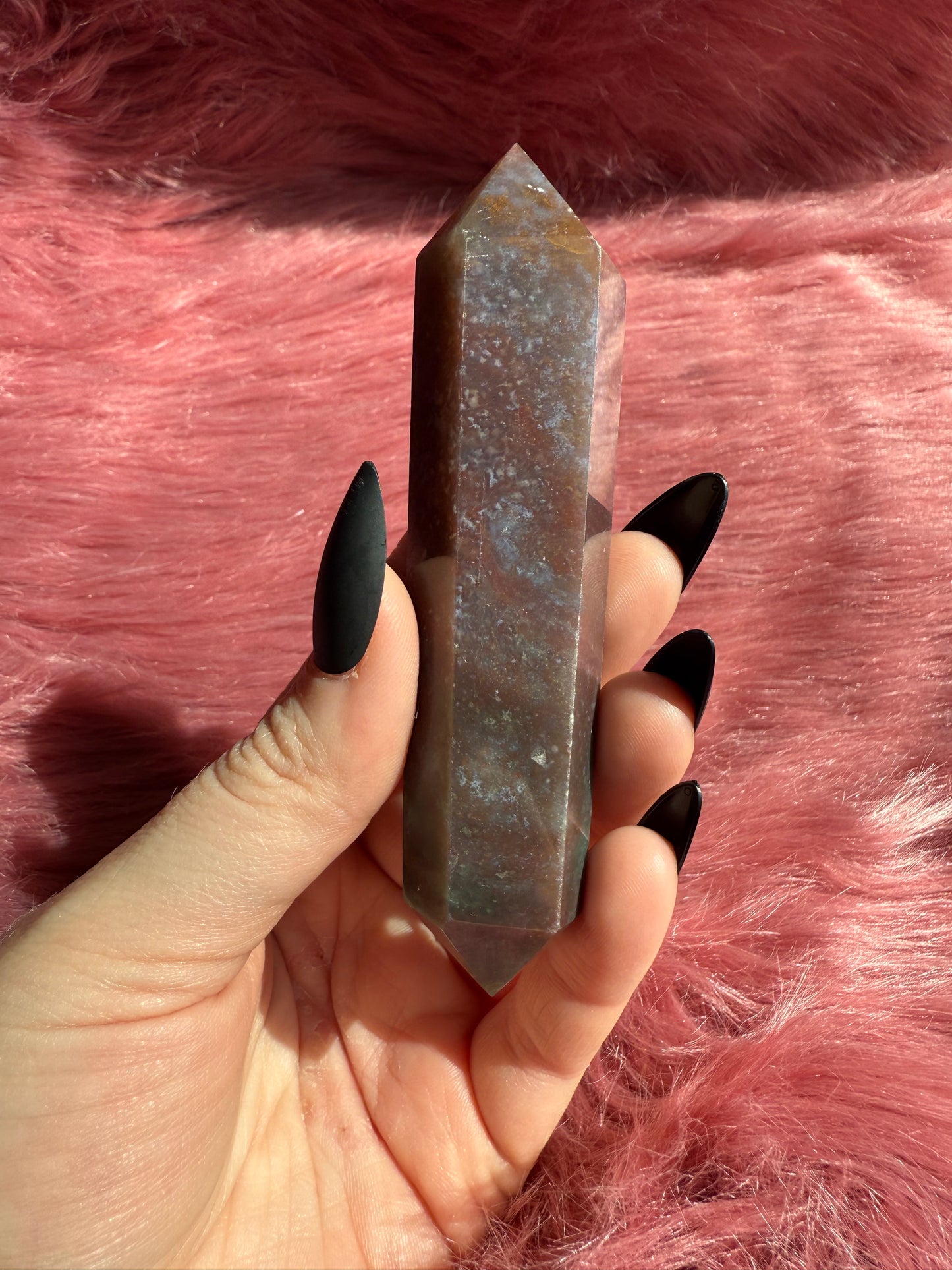 Stunning High Quality Sea Jasper Double Terminated Point - G