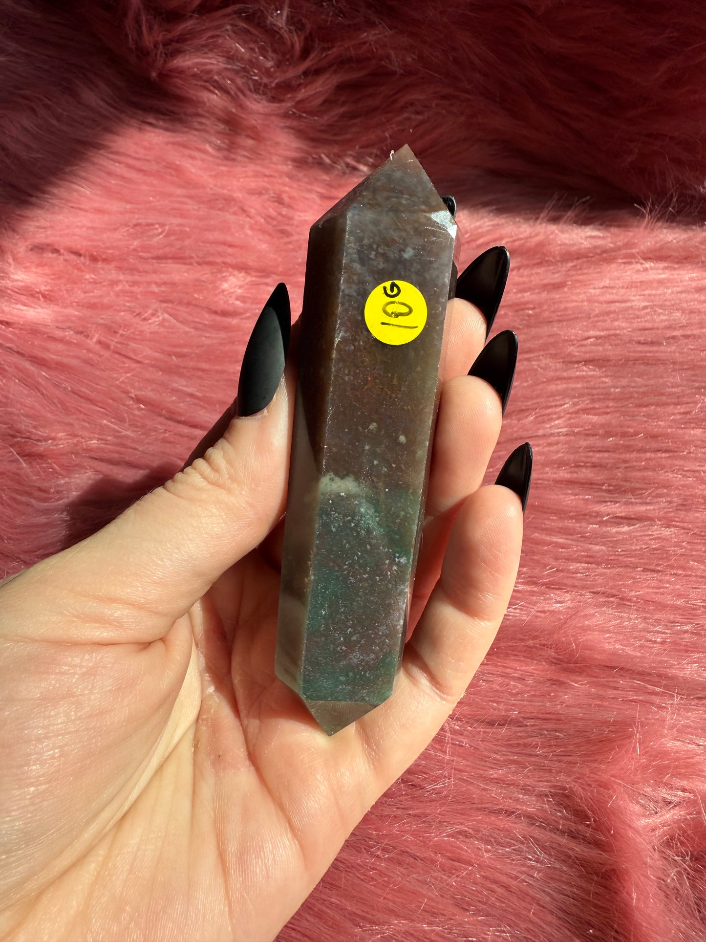 Stunning High Quality Sea Jasper Double Terminated Point - G