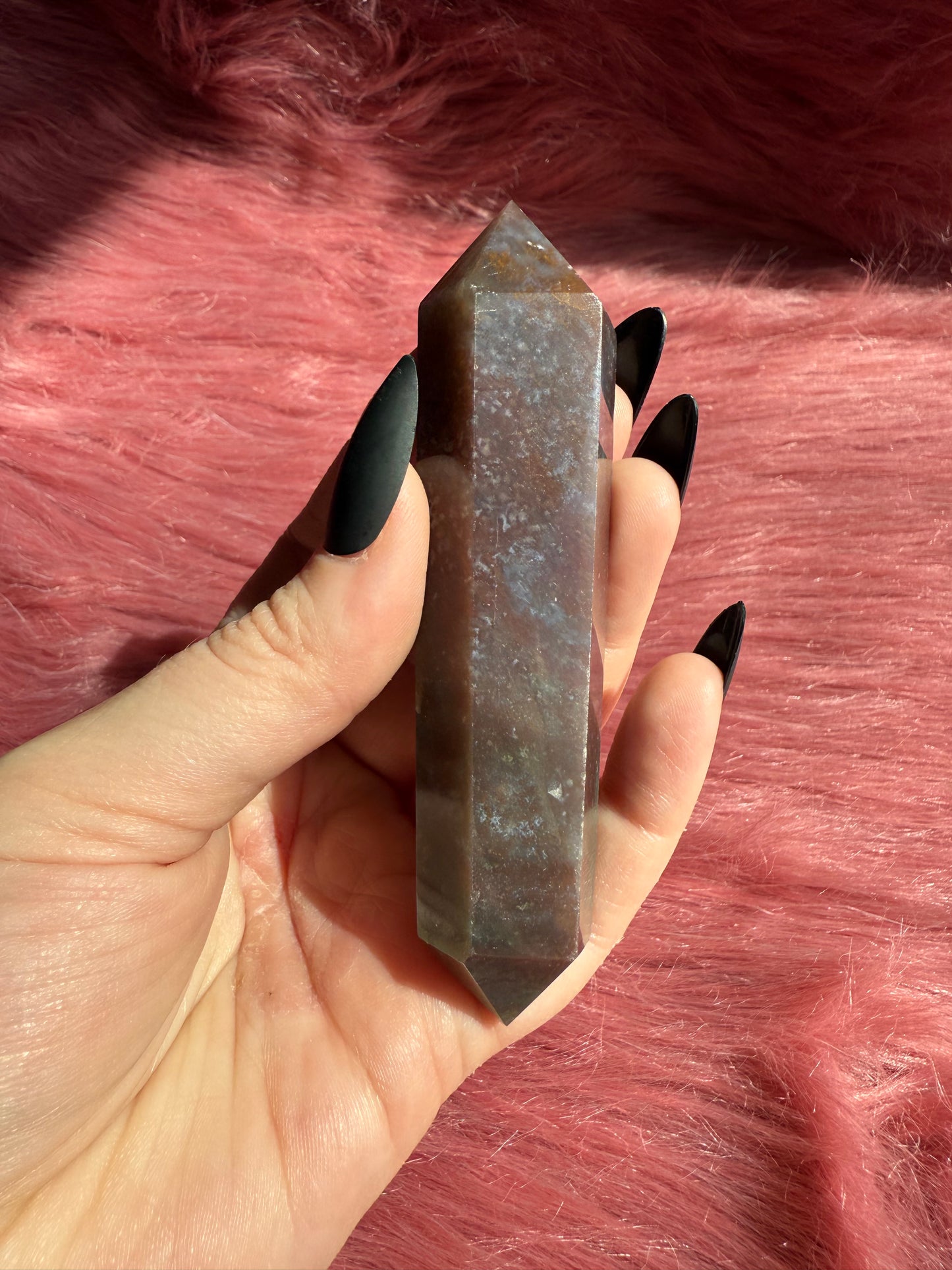 Stunning High Quality Sea Jasper Double Terminated Point - G