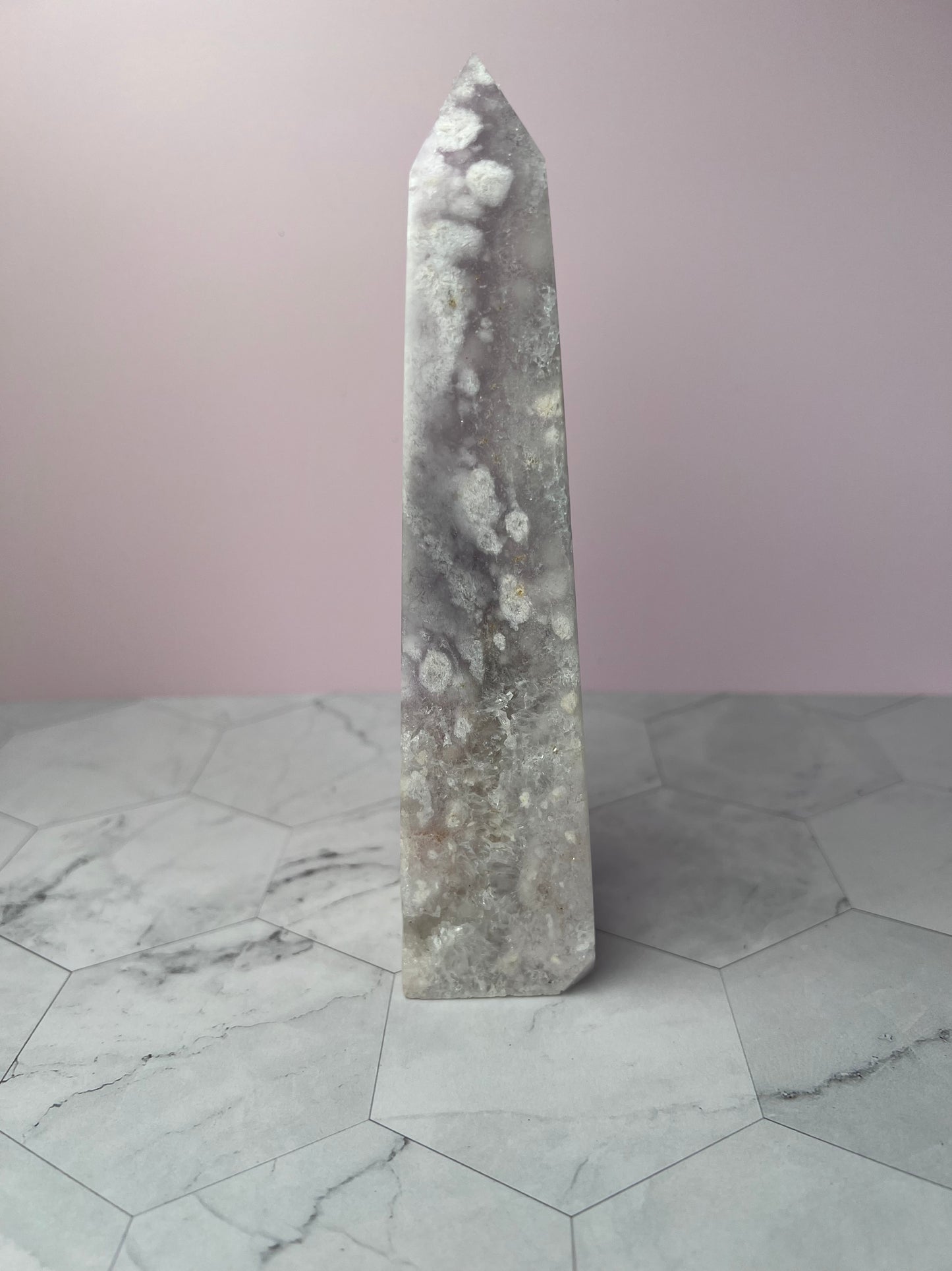 ONE (1) Stunning High Quality Pink Amethyst Tower