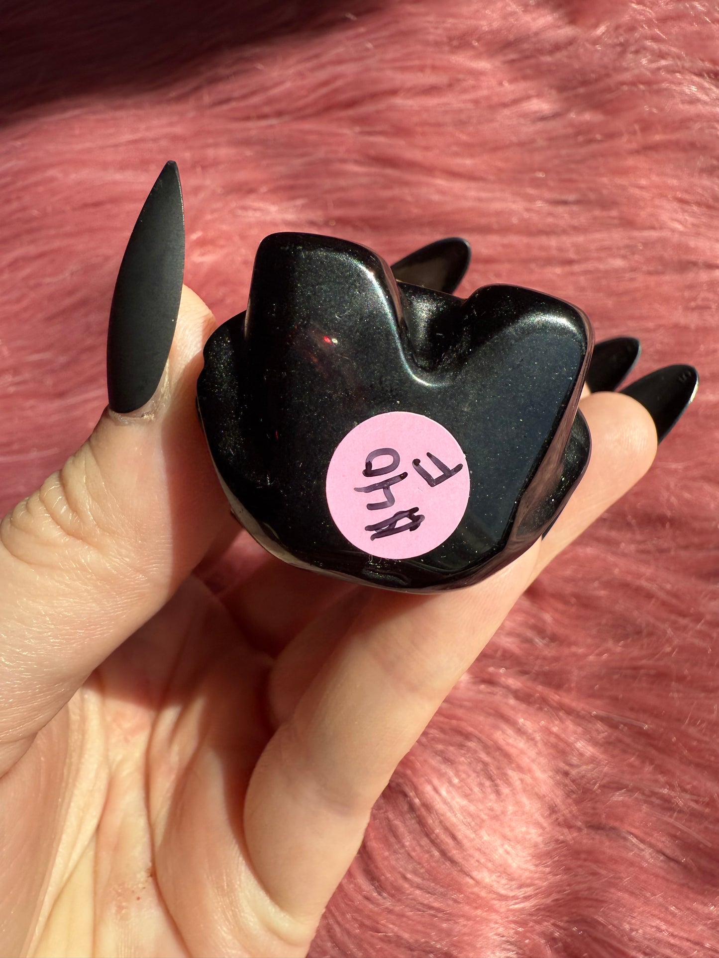 Stunning High Quality Small Size Obsidian Kuromi Carving