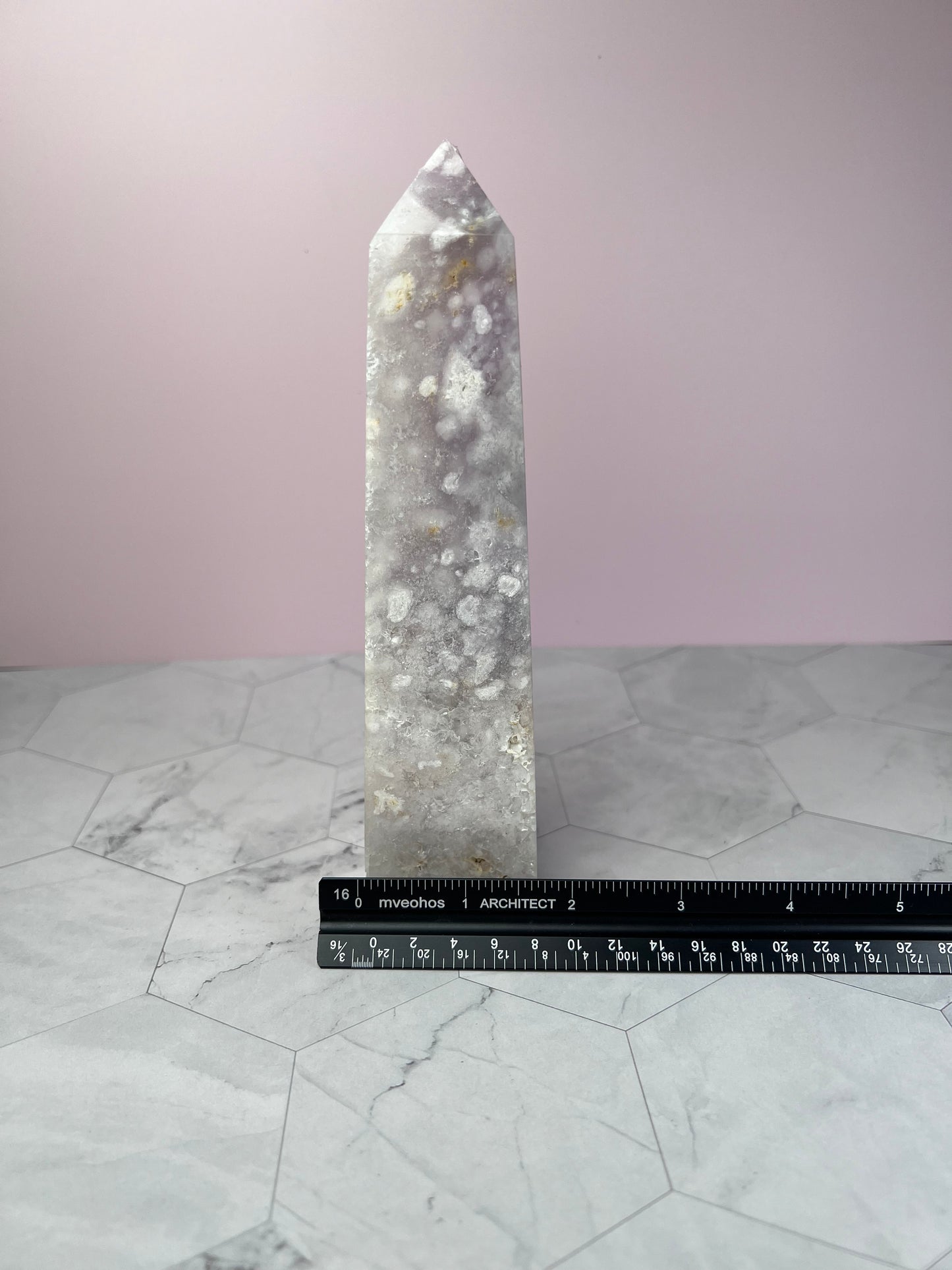 ONE (1) Stunning High Quality Pink Amethyst Tower