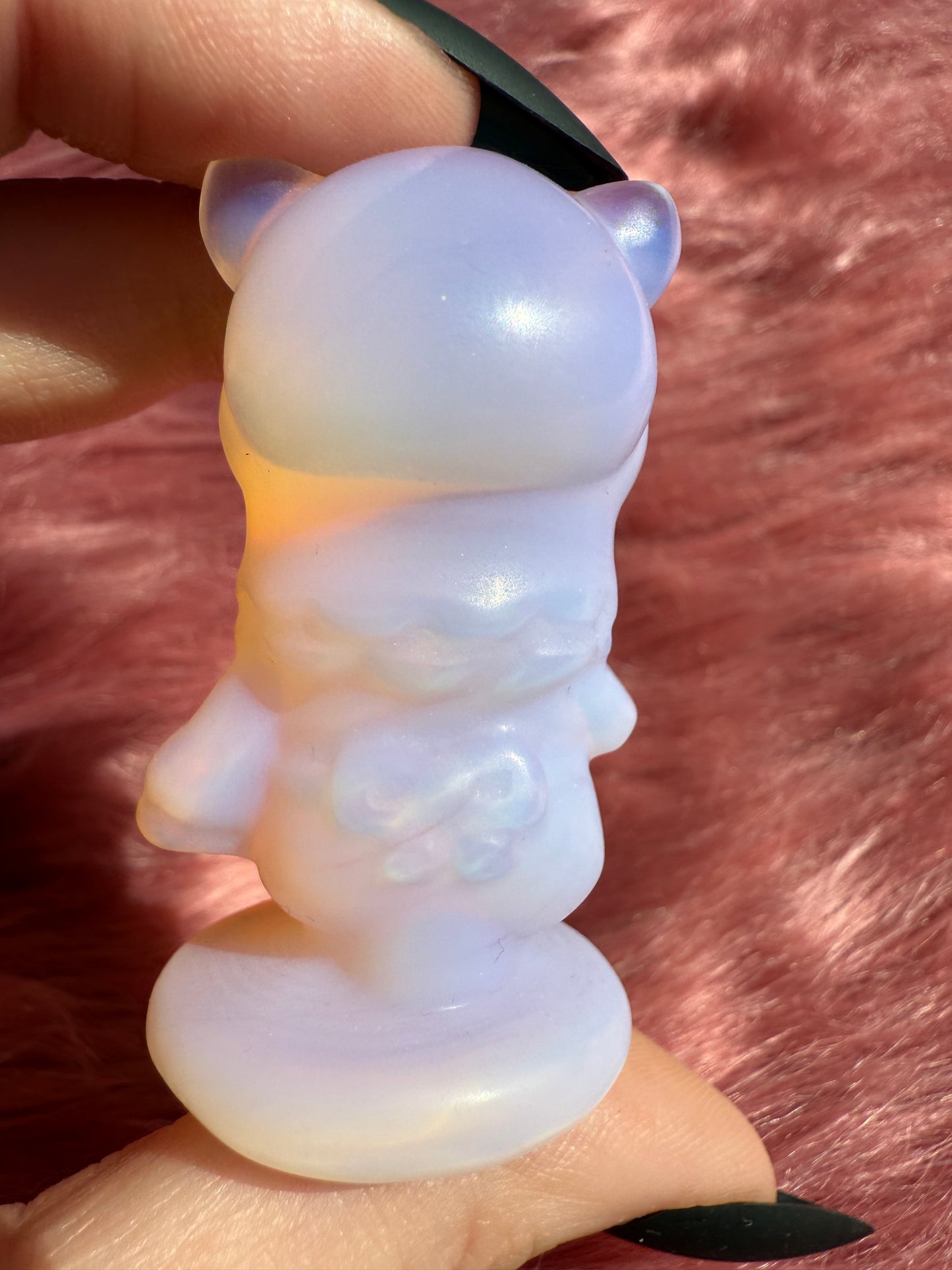 Stunning High Quality AC Llama Opalite Carving