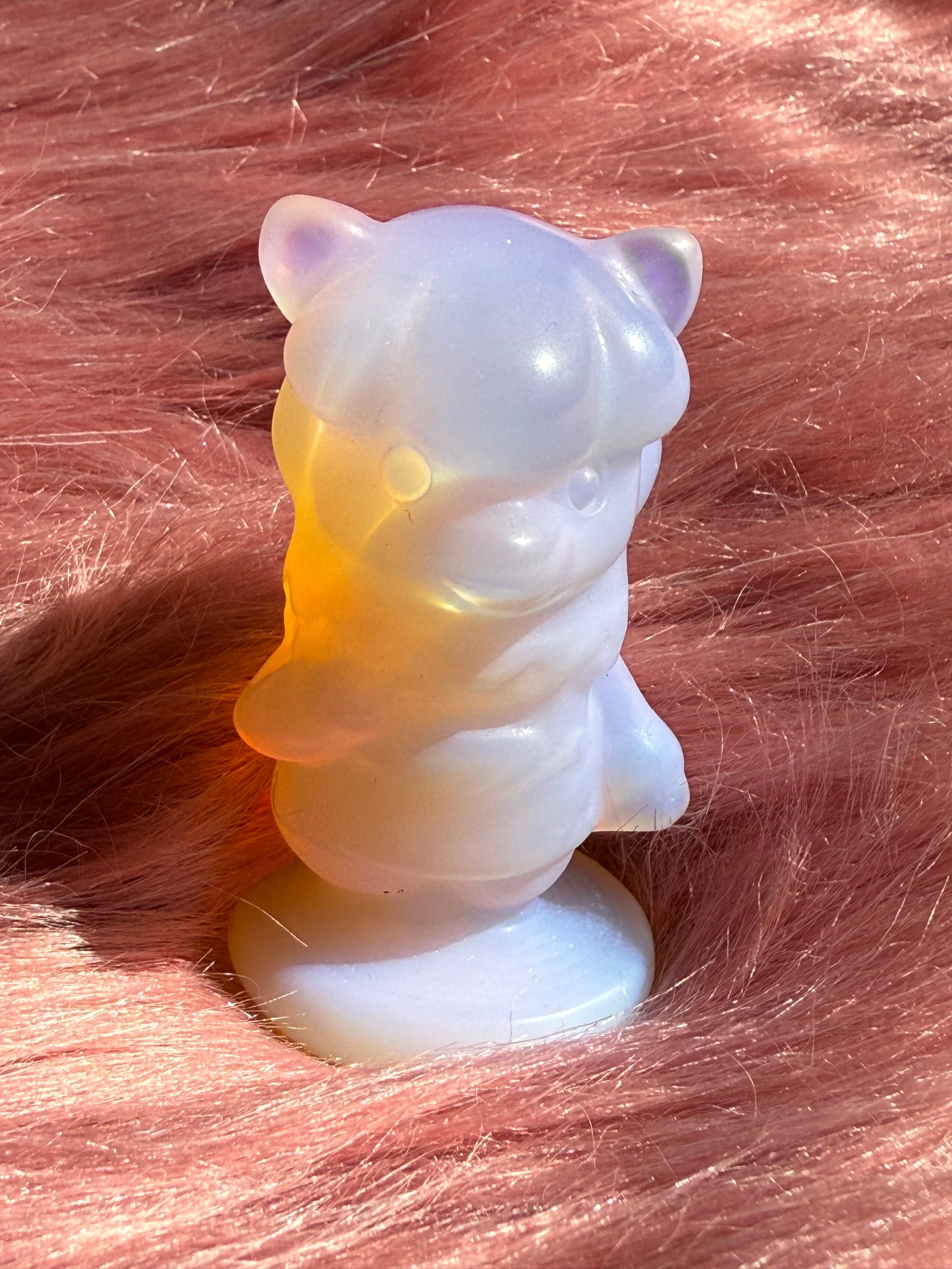 Stunning High Quality AC Llama Opalite Carving