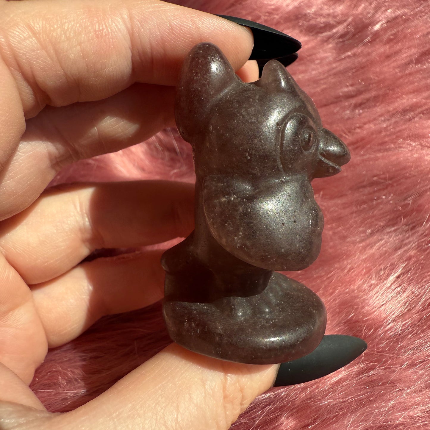 Stunning High Quality AC Celeste Strawberry Quartz Carving