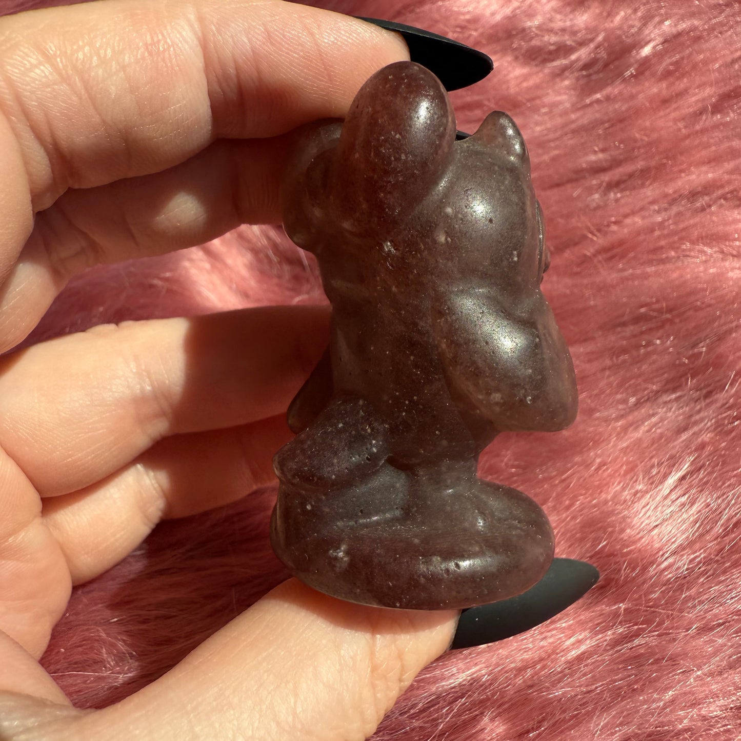 Stunning High Quality AC Celeste Strawberry Quartz Carving