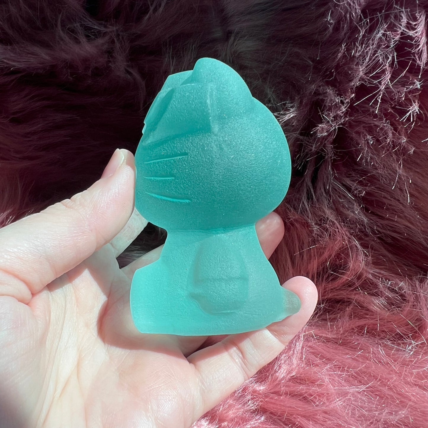 Stunning High Quality Large Size Blue Green Opalite HK Carving