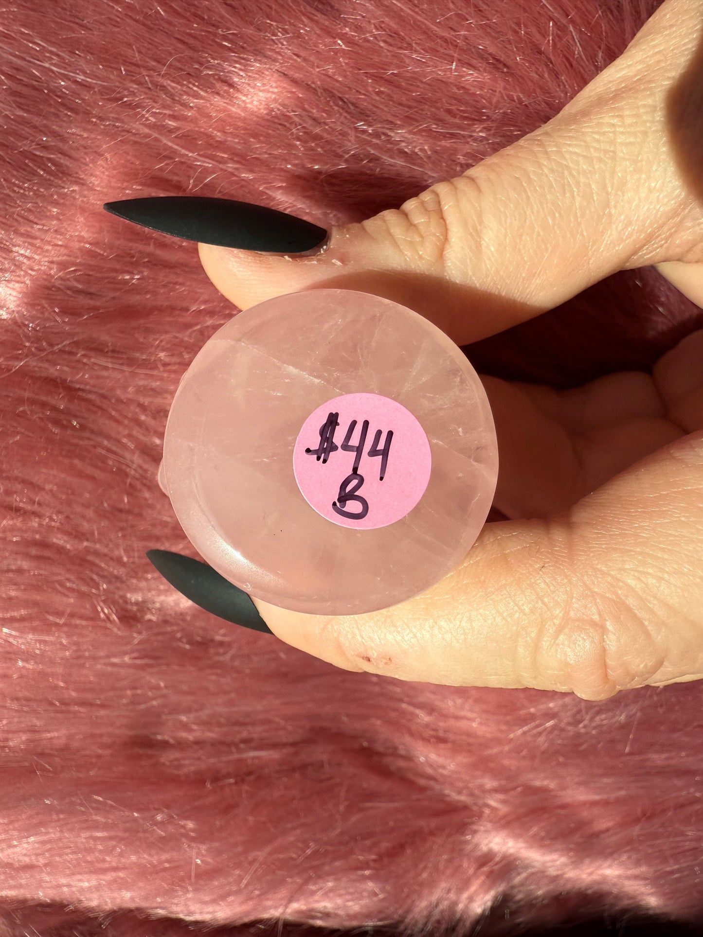 Stunning High Quality AC Celeste Rose Quartz Carving