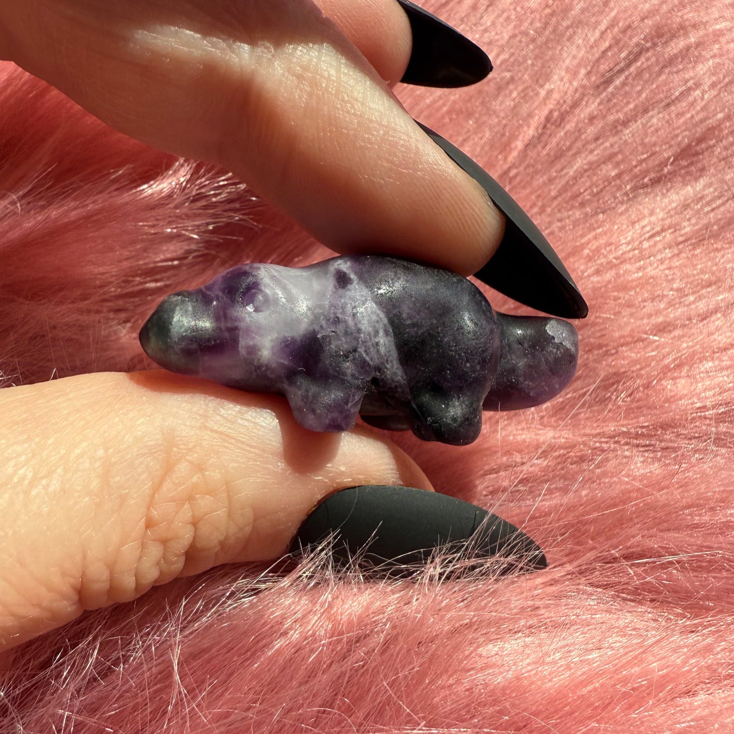 Stunning High Quality Mini Crystal Carving - Platypus
