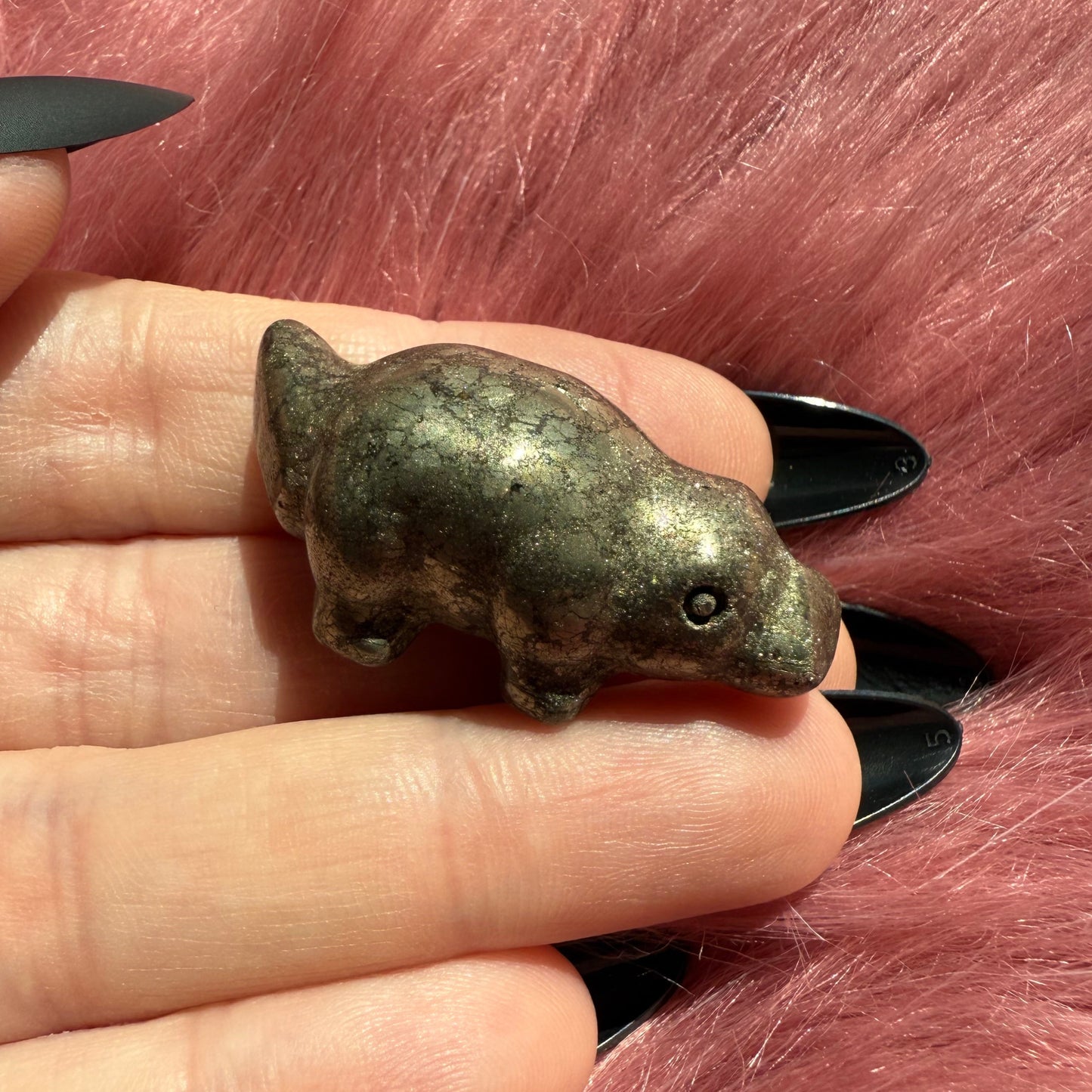 Stunning High Quality Mini Crystal Carving - Platypus