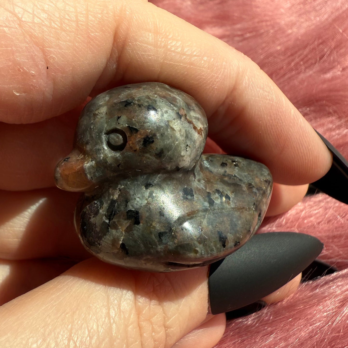 Stuning High Quality Mini Crystal Carvings - Rubber Ducky