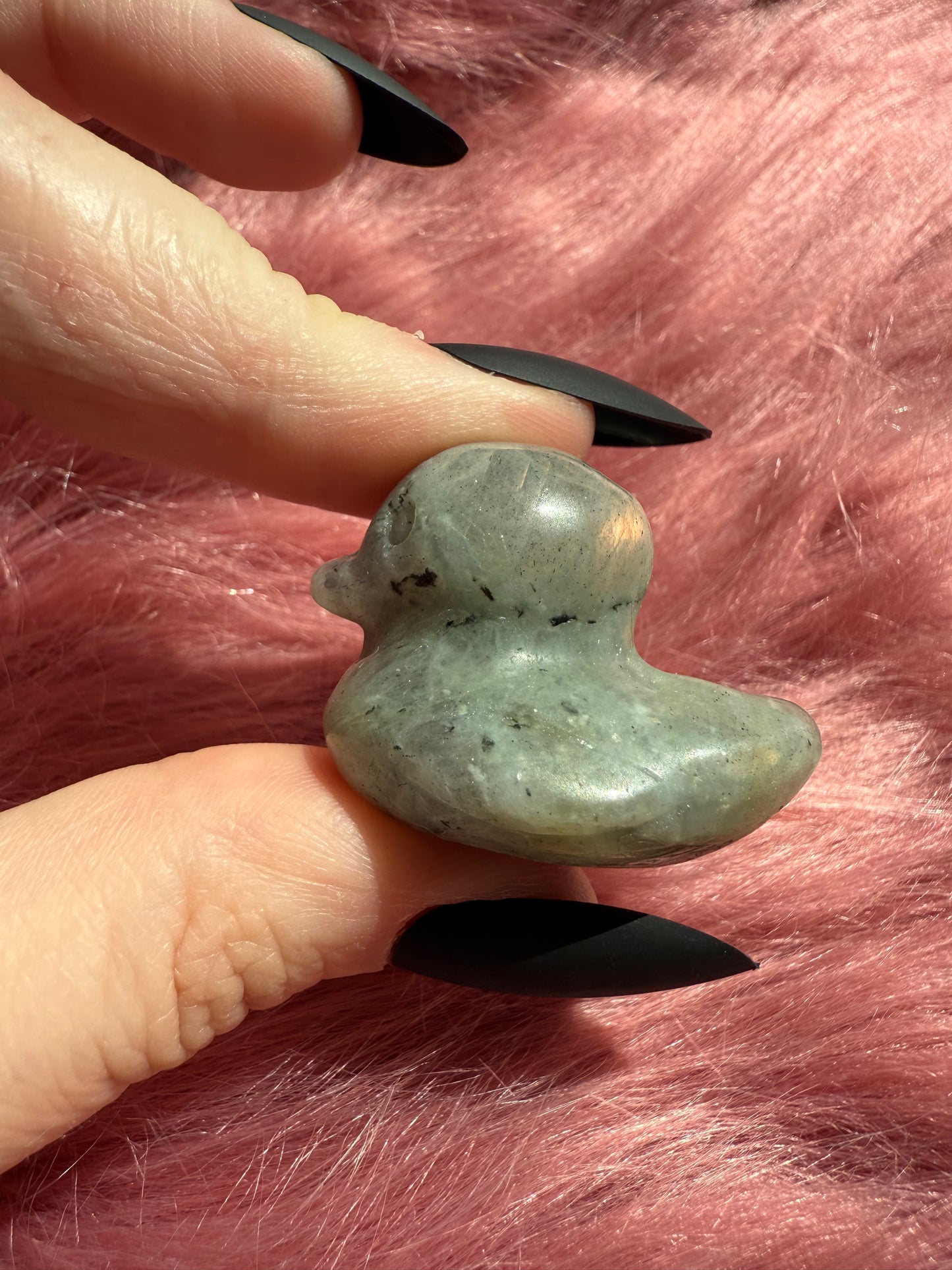 Stuning High Quality Mini Crystal Carvings - Rubber Ducky