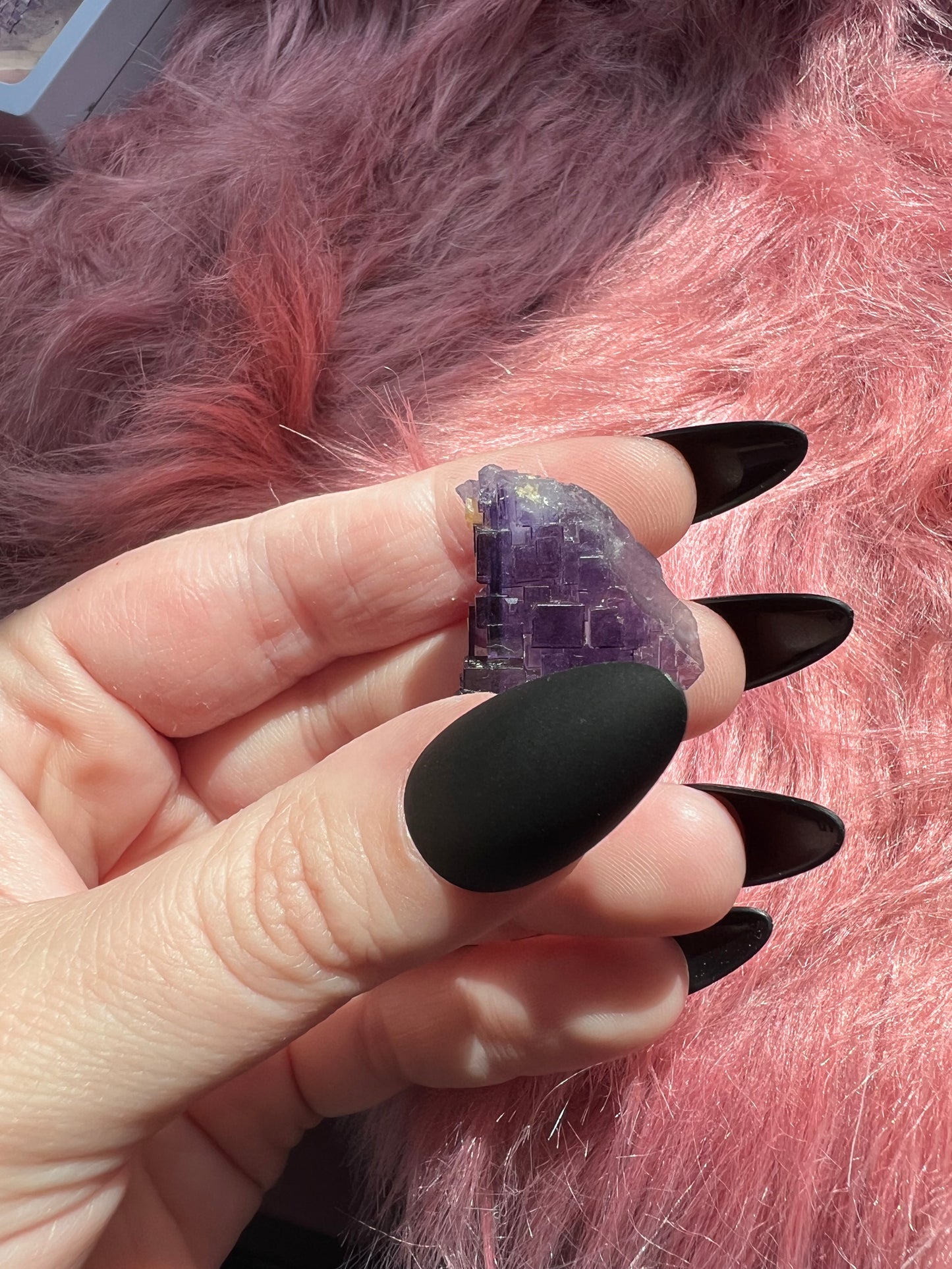 Stunning Fluorite Specimen from Xingjiang with Case