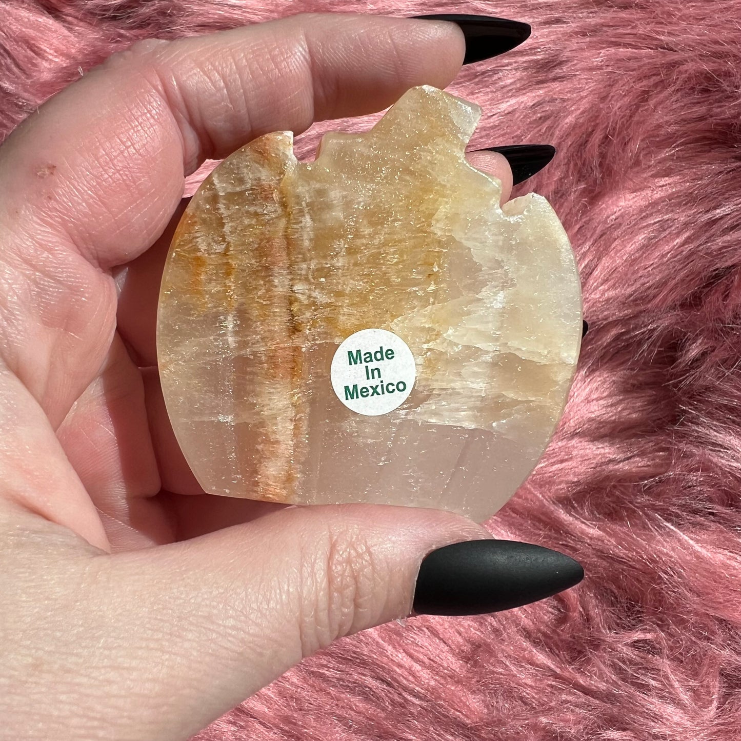 Stunning Onyx Pumpkin Carving C - Made in Mexico