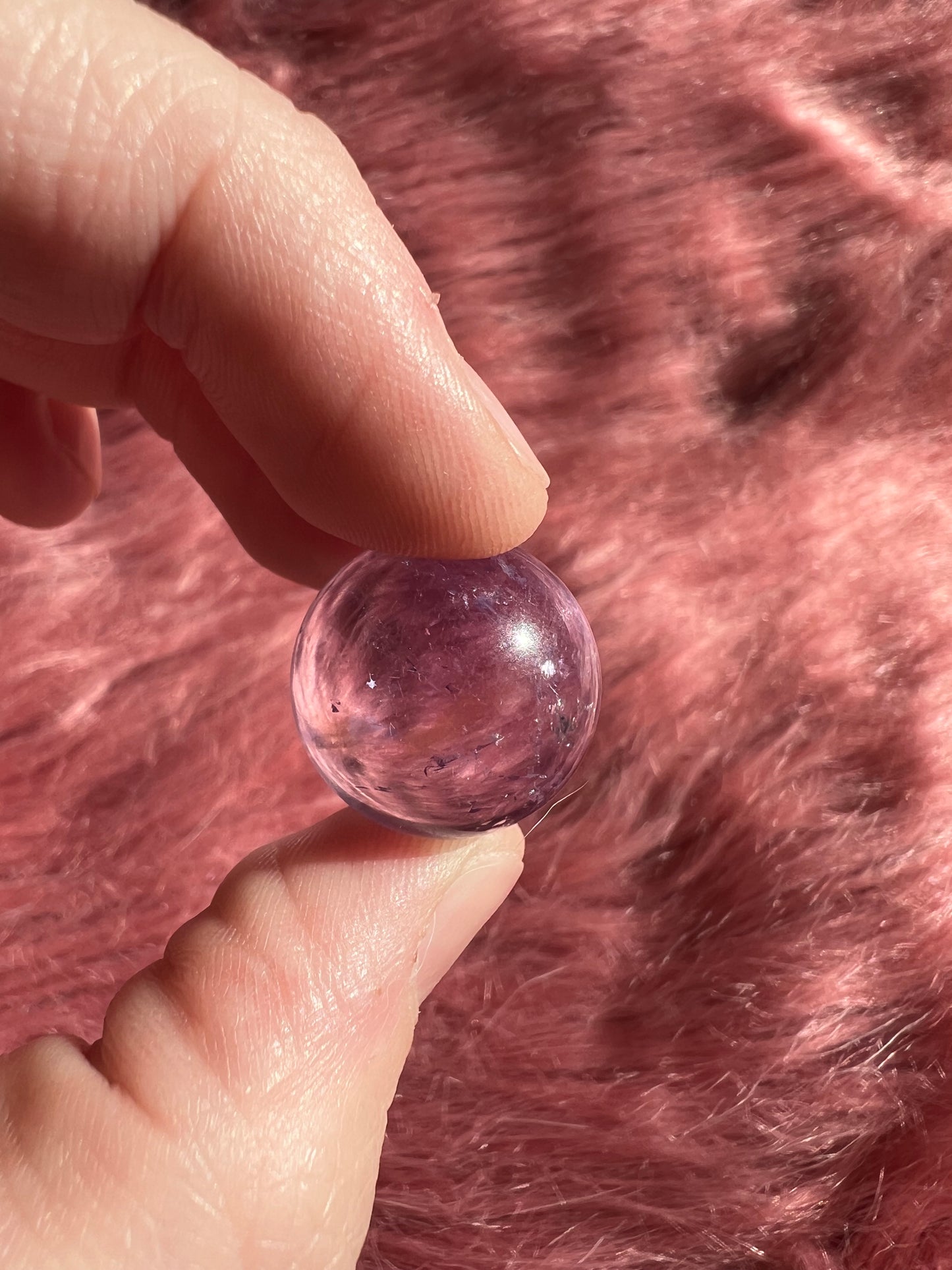 ONE (1) Stunning Amethyst Mini Sphere - Intuitively Picked