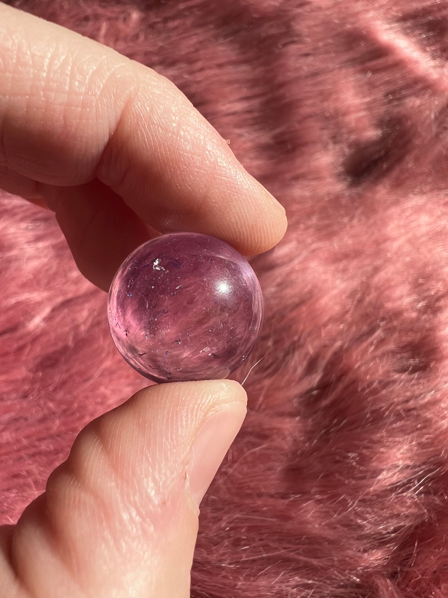 ONE (1) Stunning Amethyst Mini Sphere - Intuitively Picked