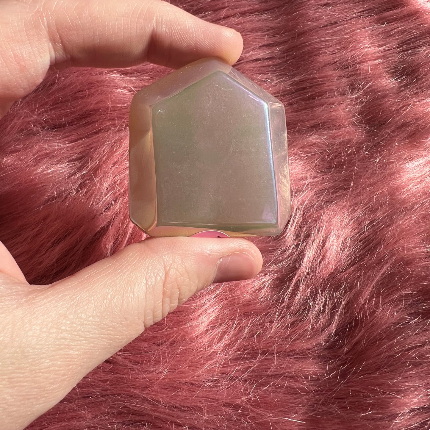Stunning Chunky Aura Quartz Tower - L