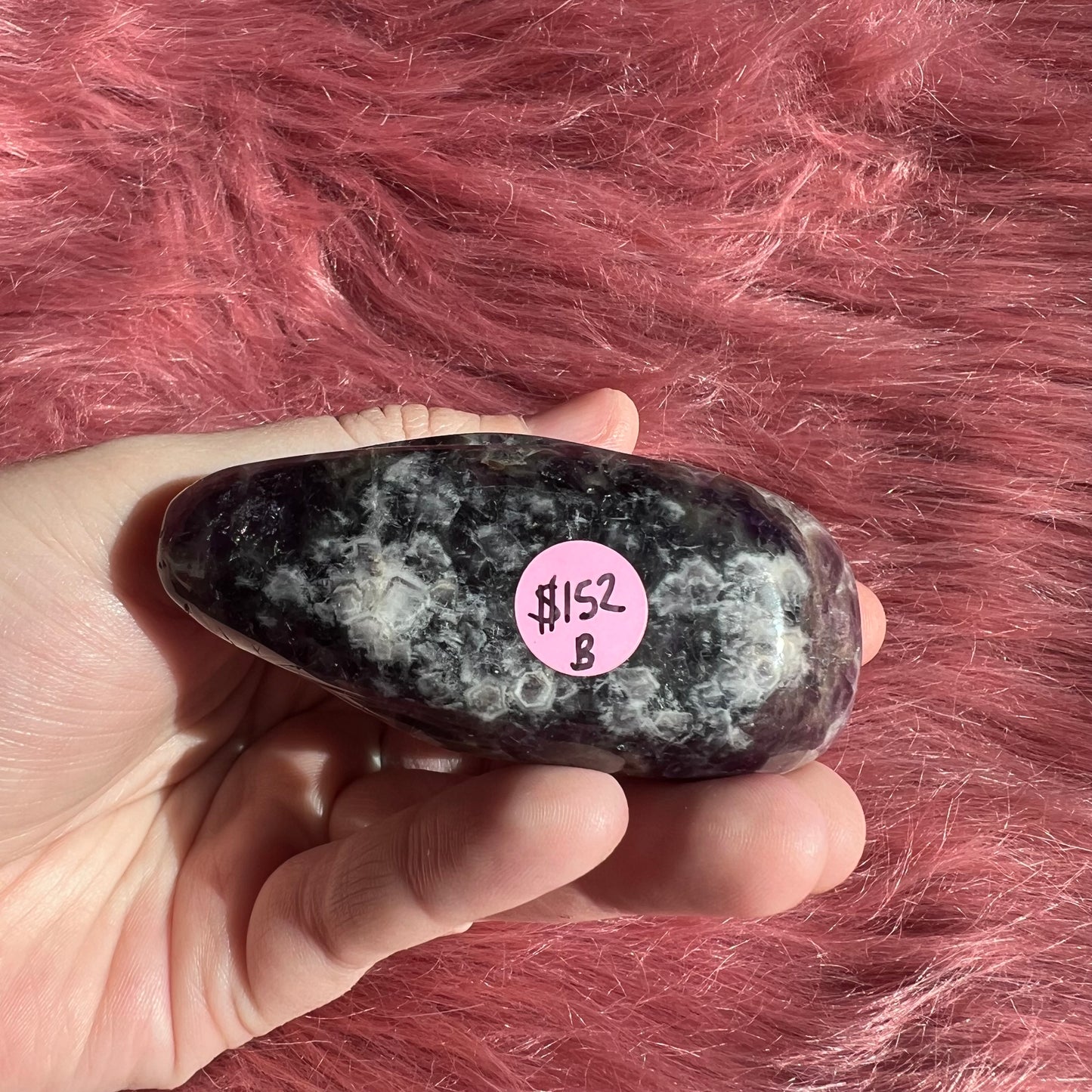 Stunning Dream Amethyst Otter Crystal Carving - B