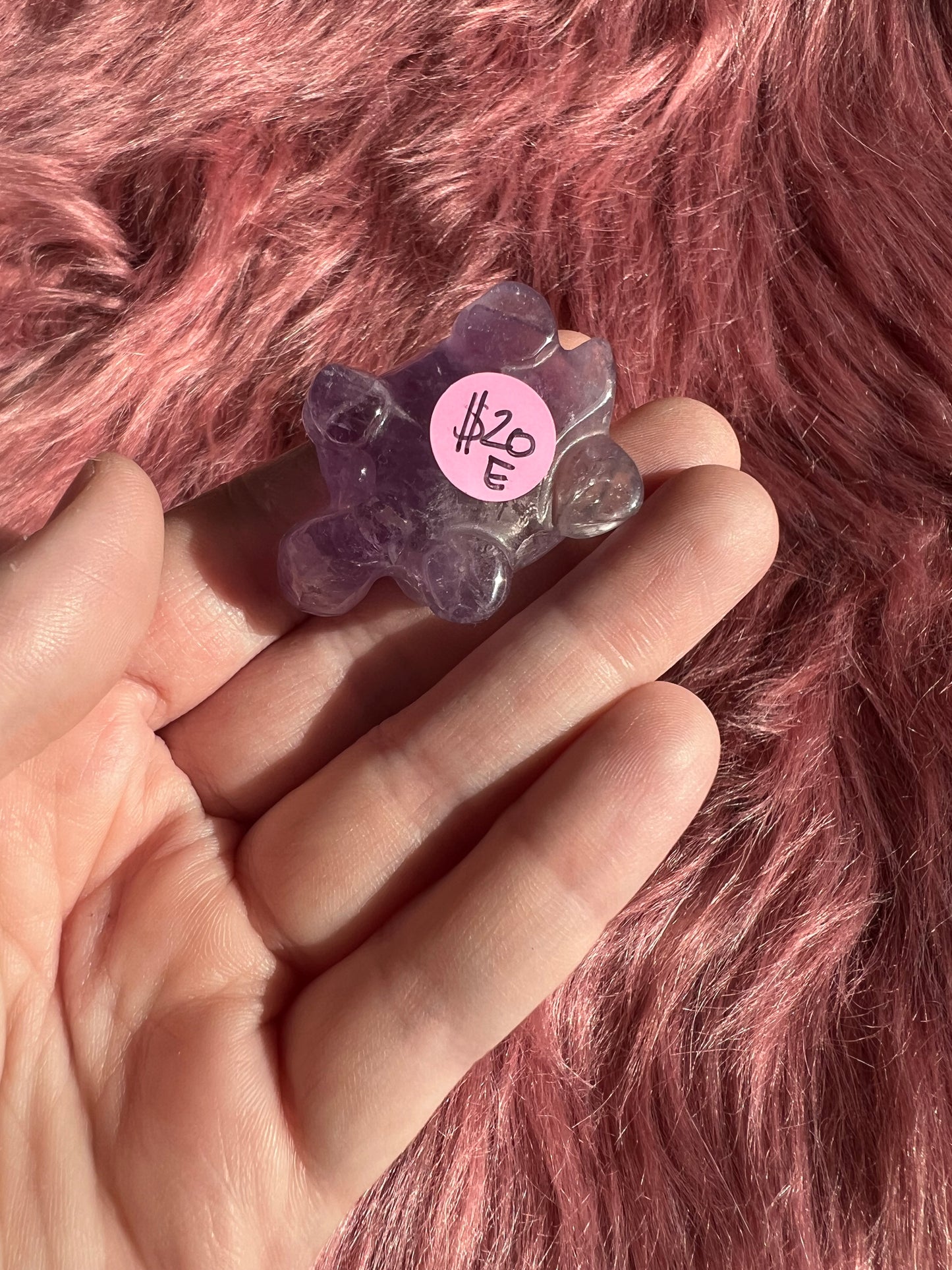 Stunning High Quality Small Amethyst Turtle Carving E