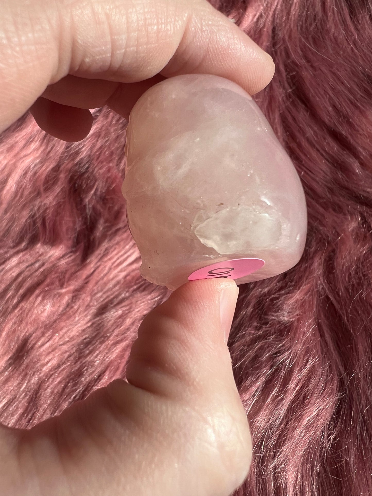 Stunning High Quality Small Rose Quartz Penguin Carving *Imperfect*