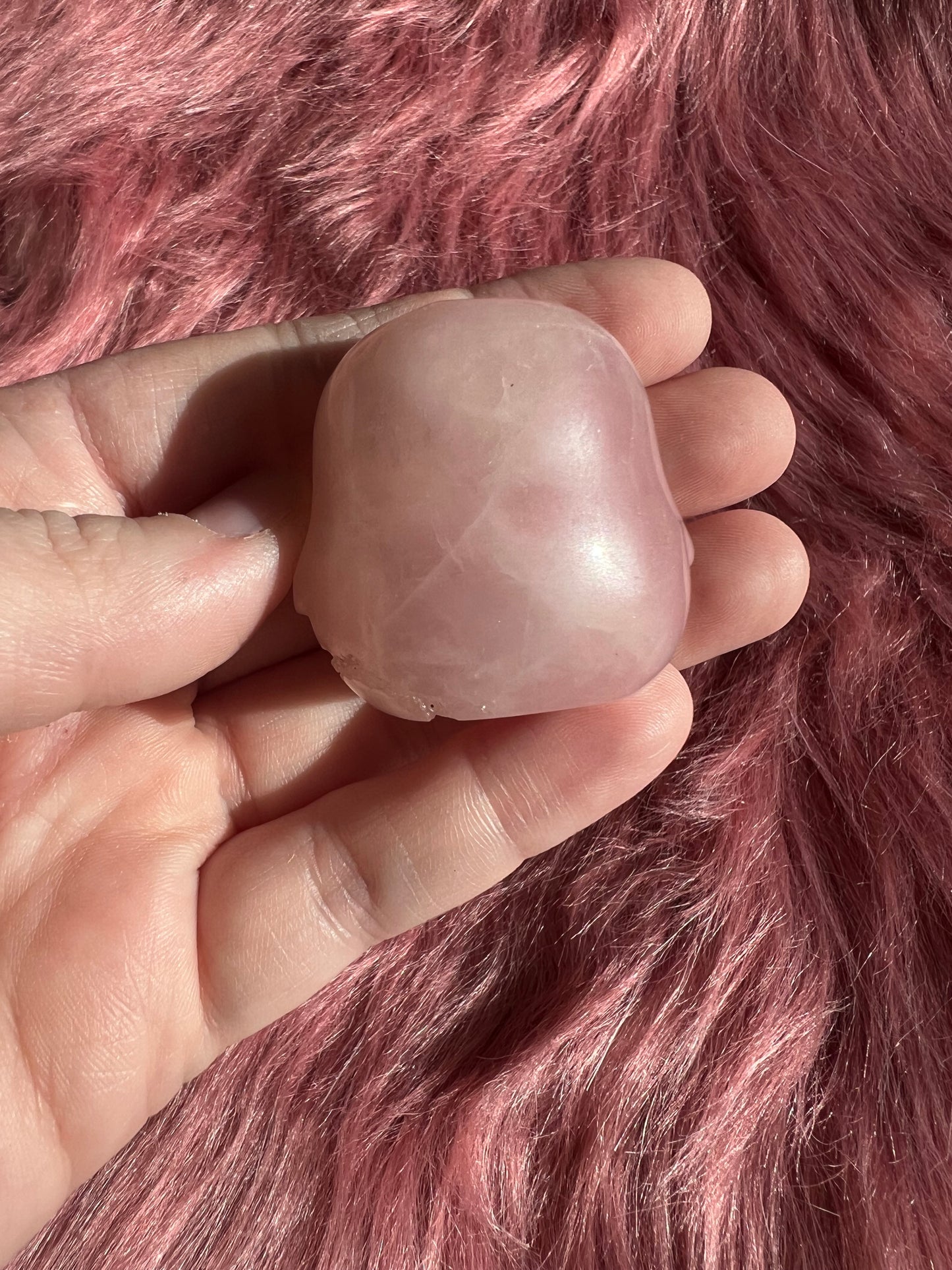 Stunning High Quality Small Rose Quartz Penguin Carving *Imperfect*