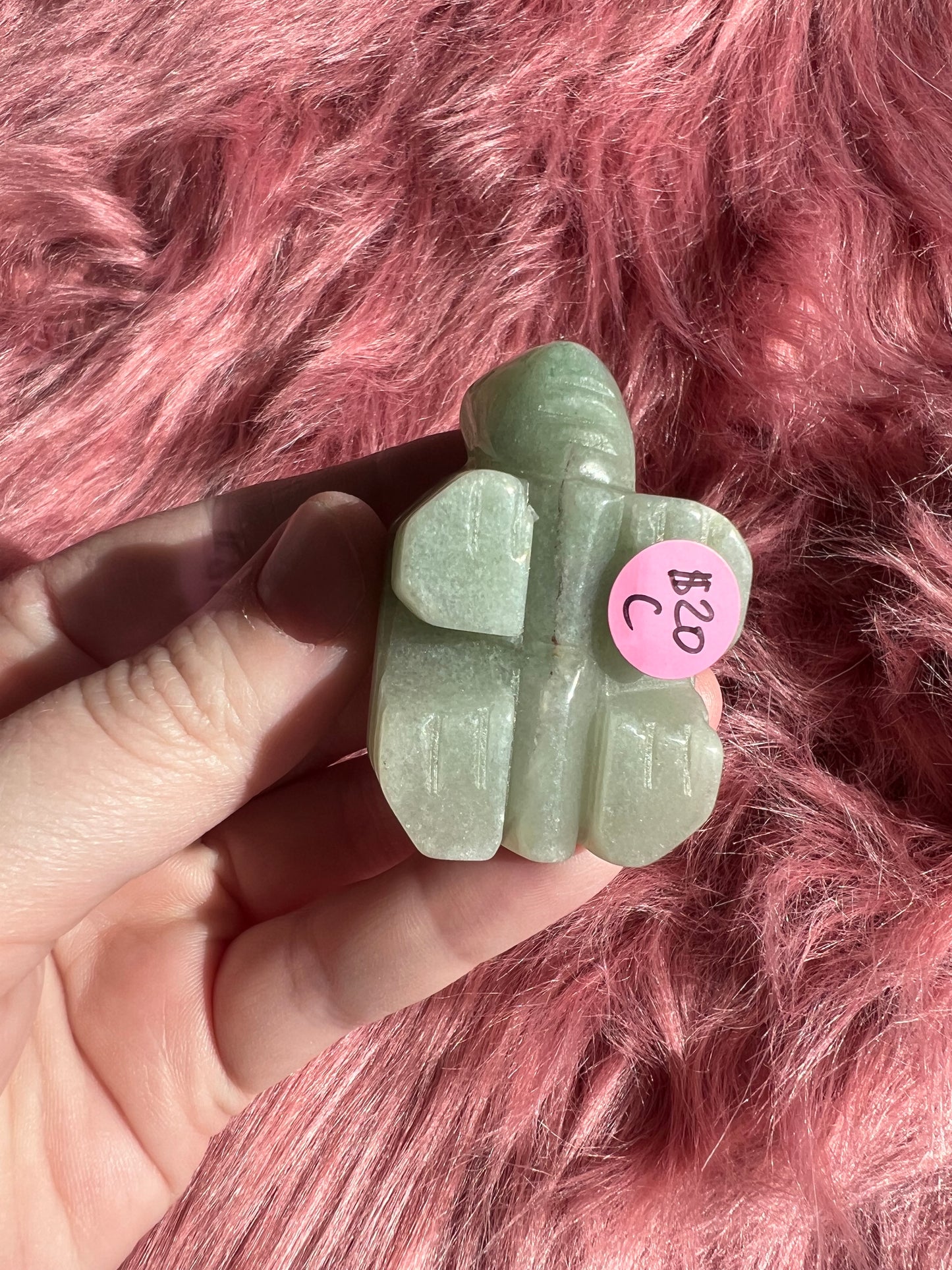 Stunning High Quality Small Green Aventurine Turtle Carving C