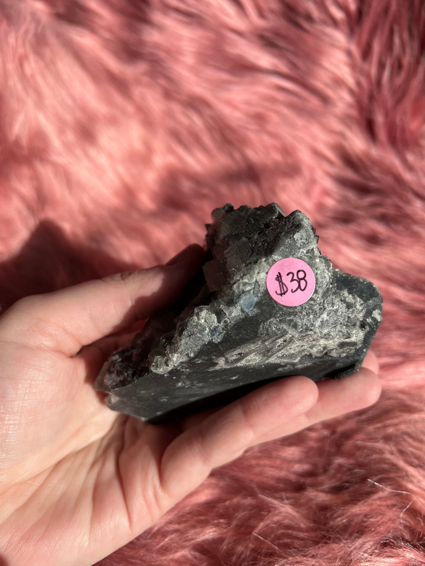 Stunning Black Fluorite Specimen