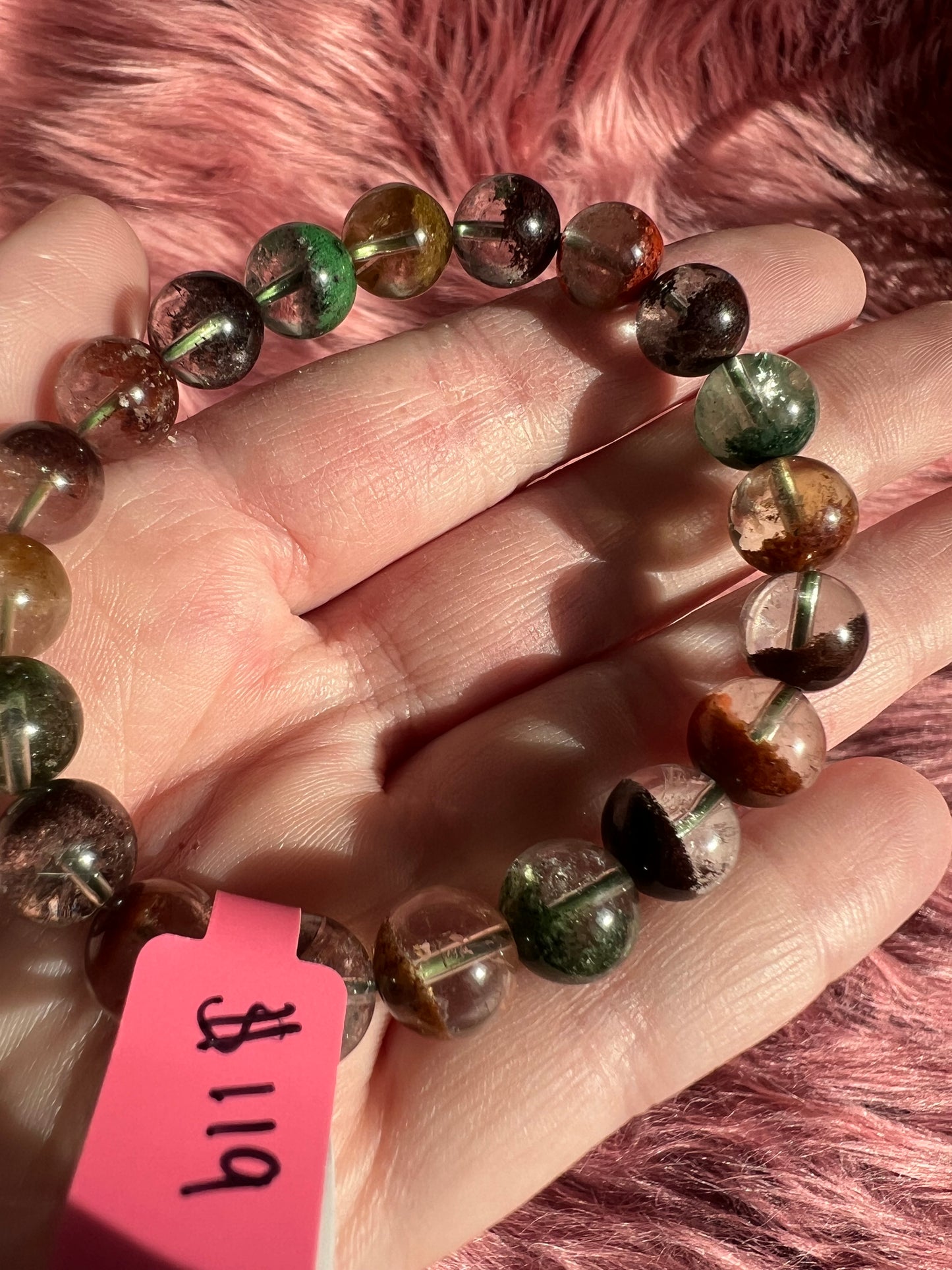 Stunning Colorful Garden Quartz Bracelet