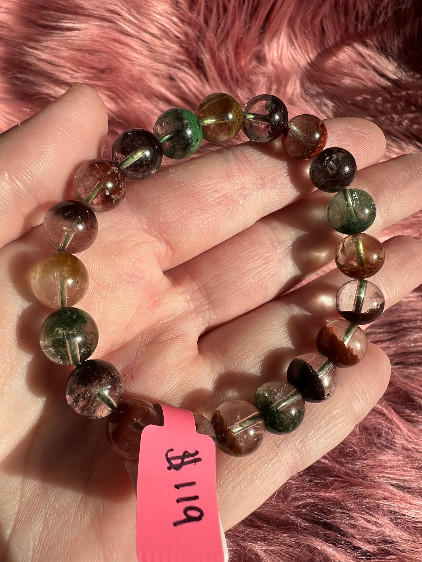 Stunning Colorful Garden Quartz Bracelet