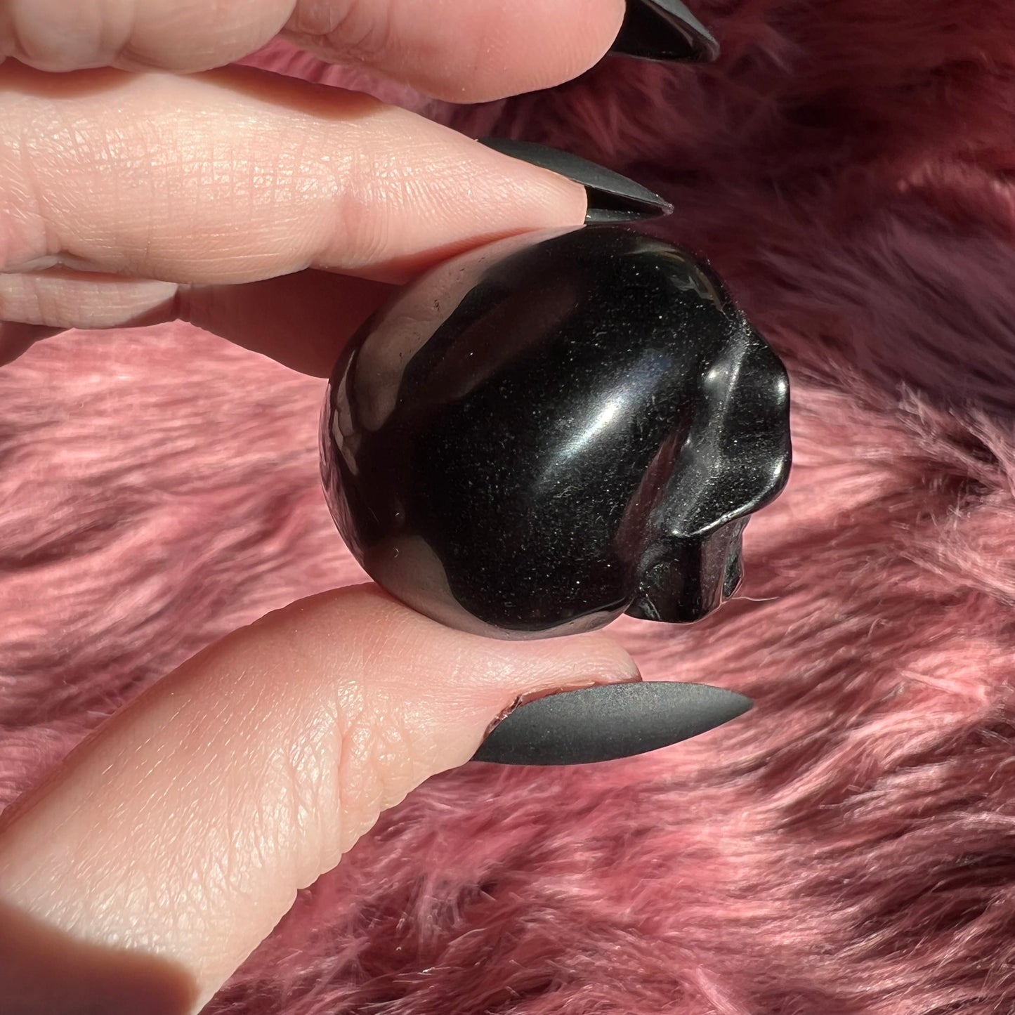 Stunning High Quality Small Obsidian Skull