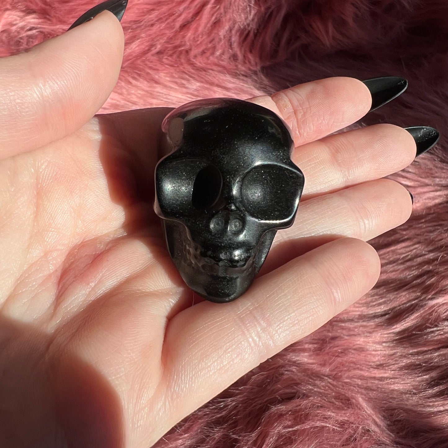 Stunning High Quality Small Obsidian Skull
