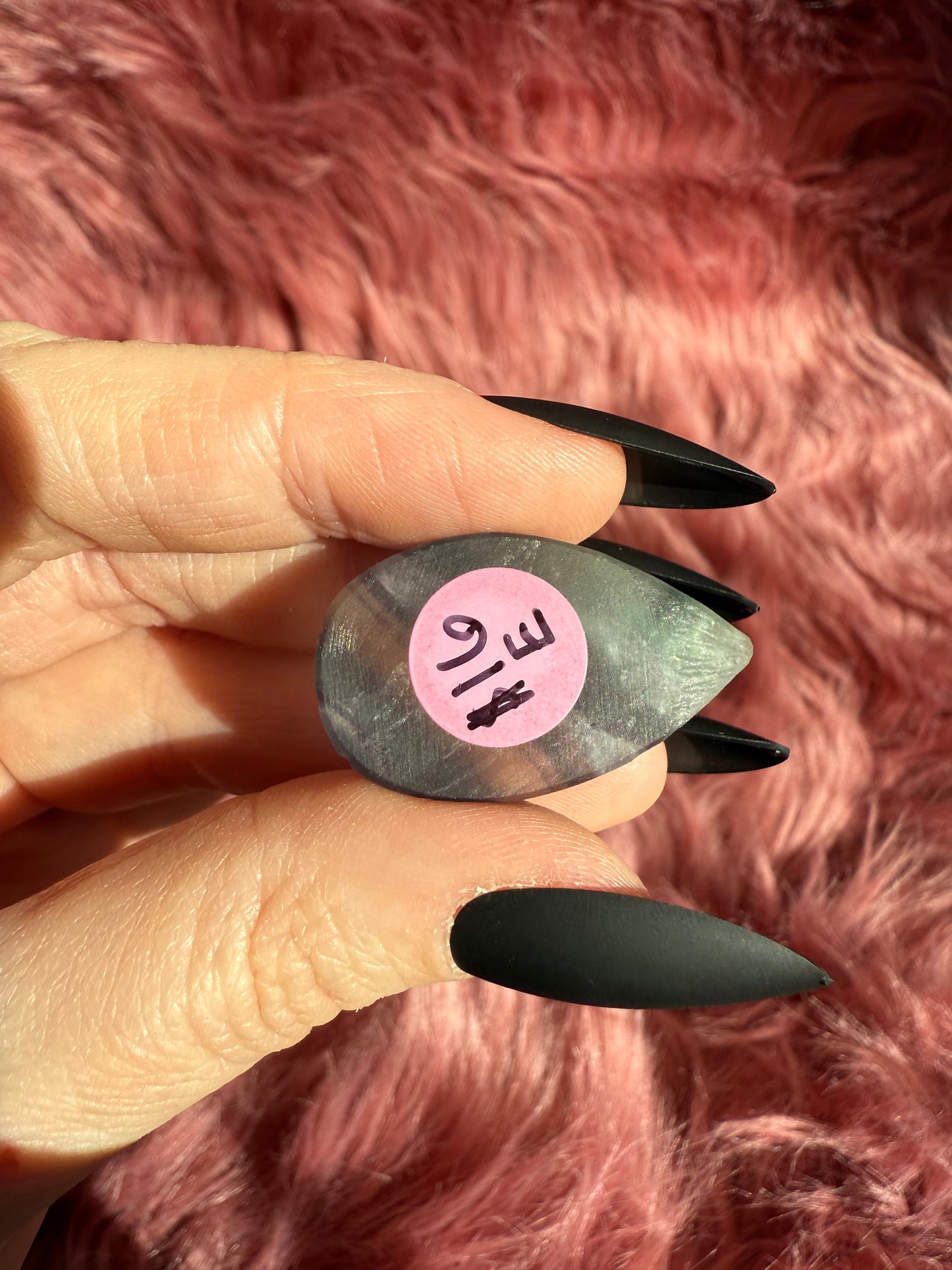 Stunning High Quality Fluorite Mini Hedgehog Carving - E