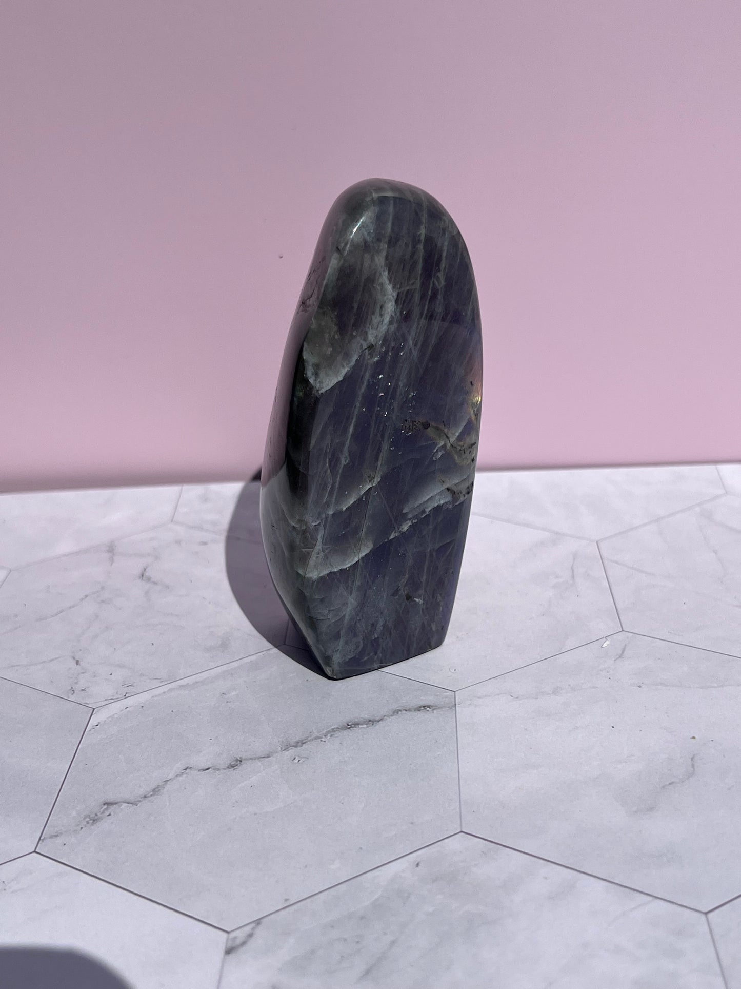 Stunning Flashy Purple Labradorite Freeform (42)