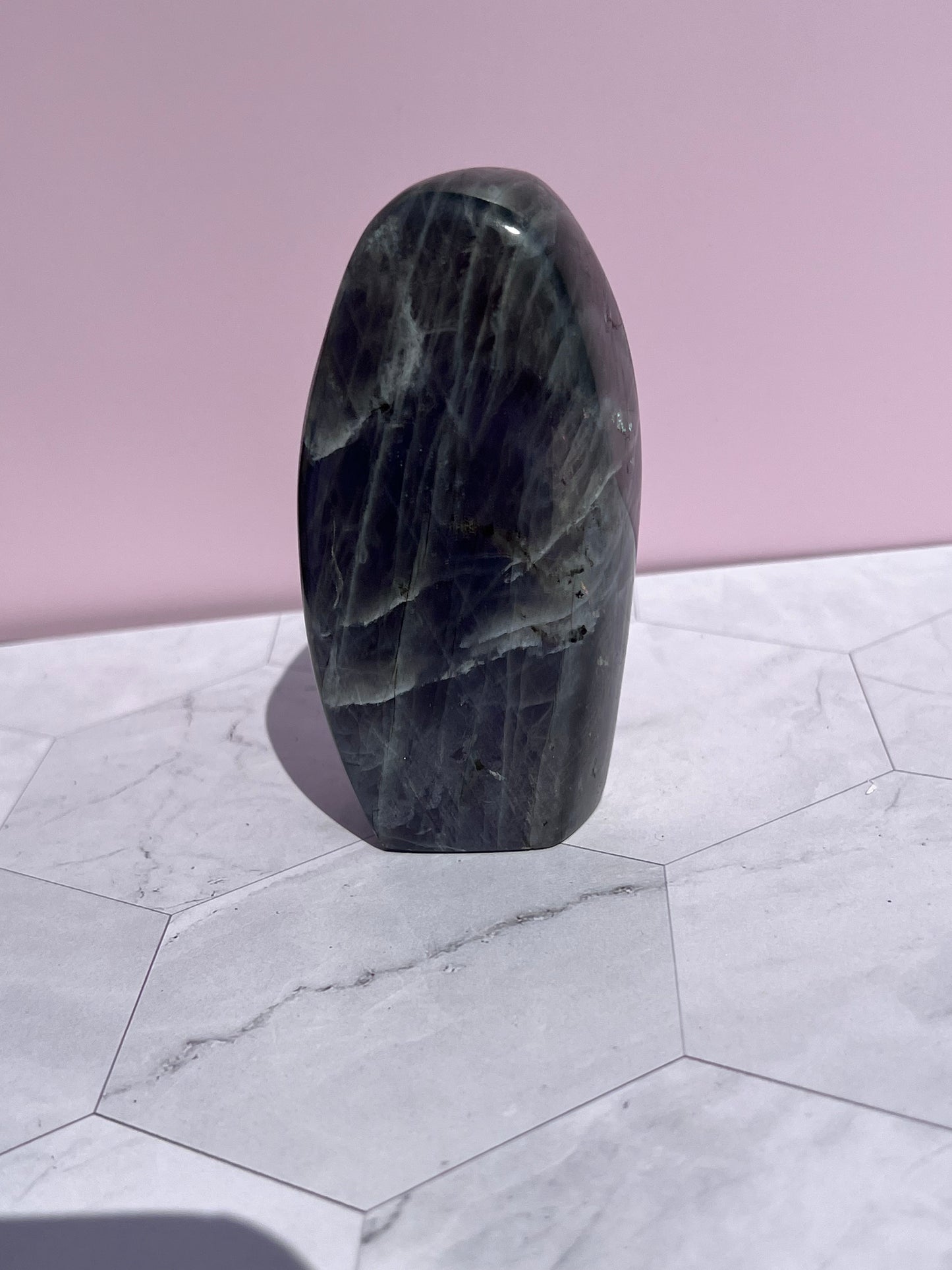 Stunning Flashy Purple Labradorite Freeform (42)