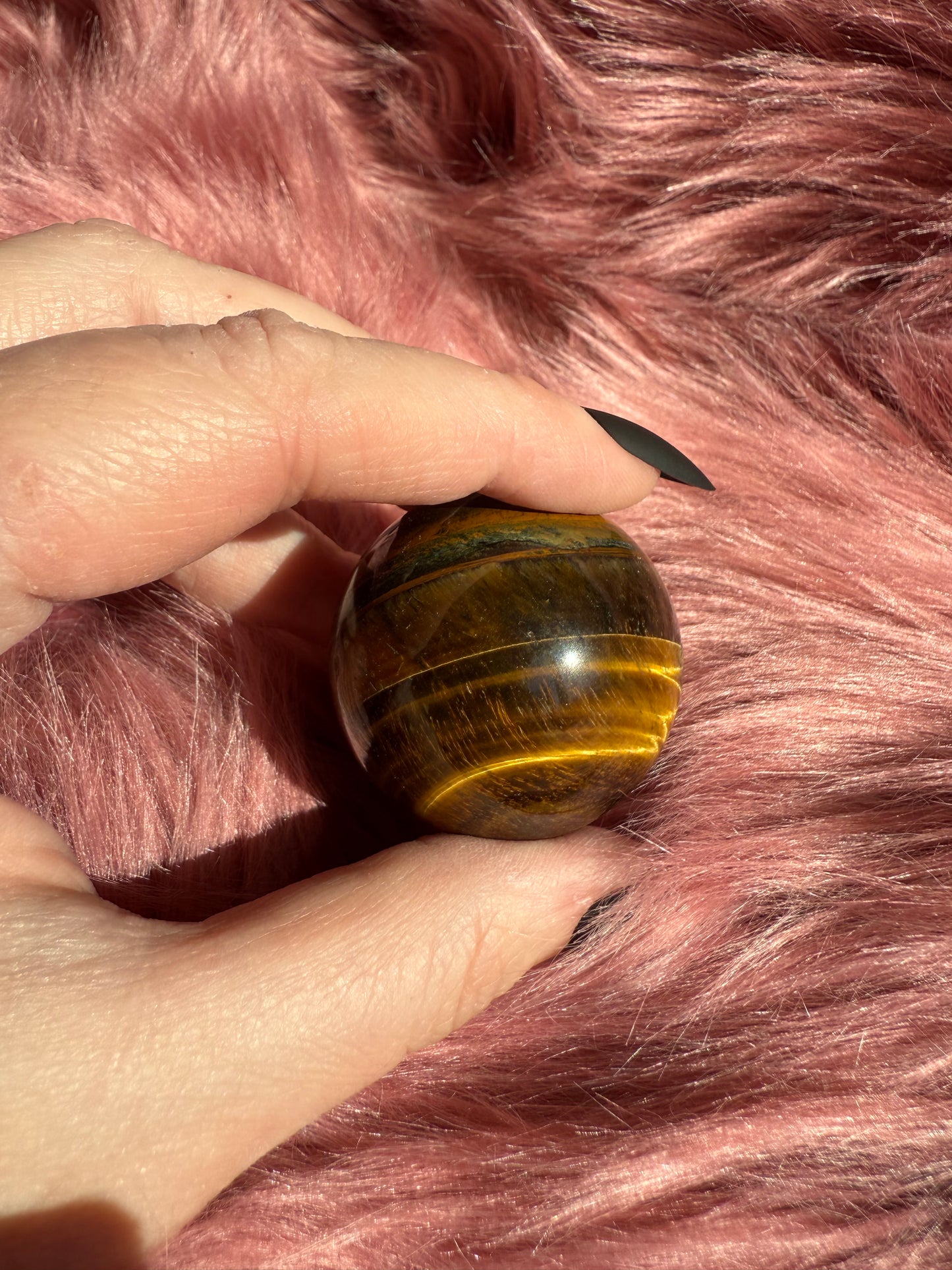 Stunning Flashy High Quality Small Tiger's Eye Sphere
