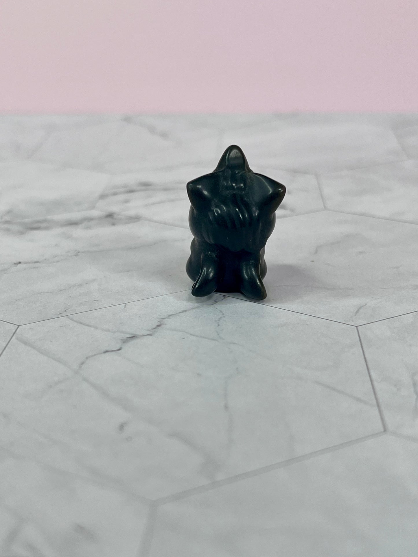 ONE (1) Stunning High Quality Small Goldensheen Obsidian Unicorn Carving