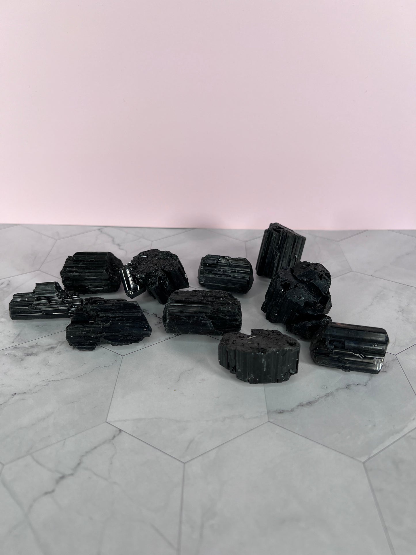 ONE (1) Stunning Raw Black Tourmaline Chunk - Intuitively Selected