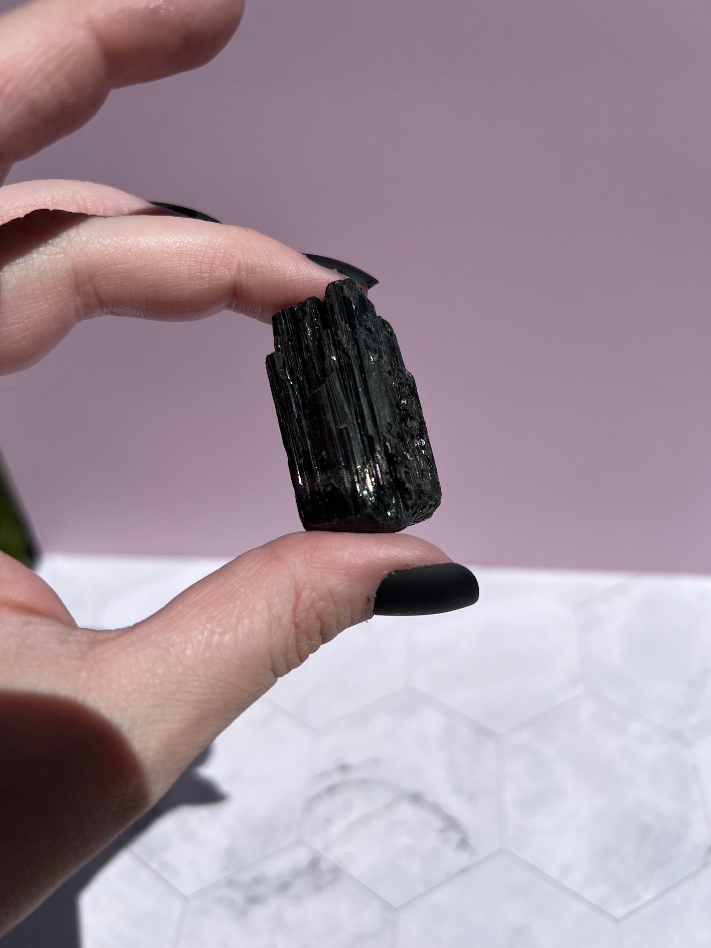 ONE (1) Stunning Raw Black Tourmaline Chunk - Intuitively Selected