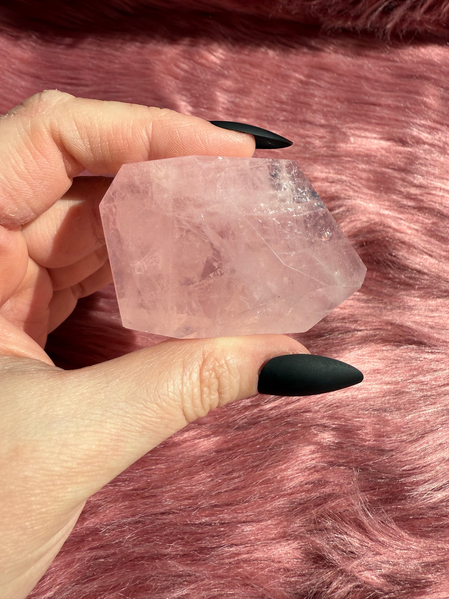Stunning High Quality Rose Quartz Gusher Freeform