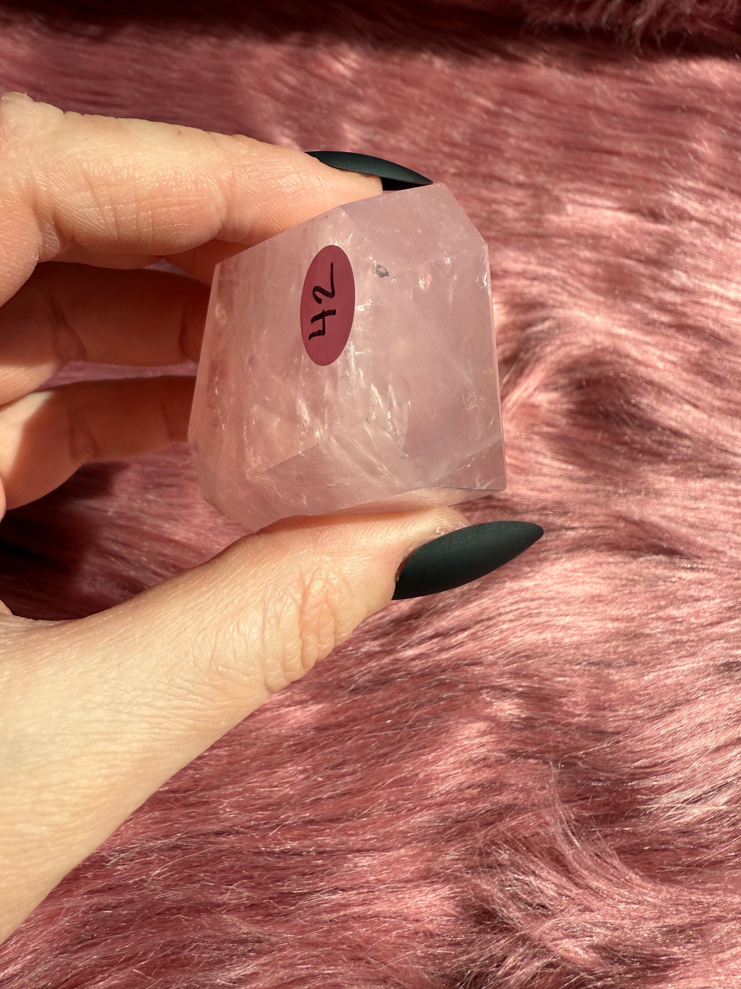 Stunning High Quality Rose Quartz Gusher Freeform
