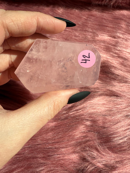 Stunning High Quality Rose Quartz Gusher Freeform
